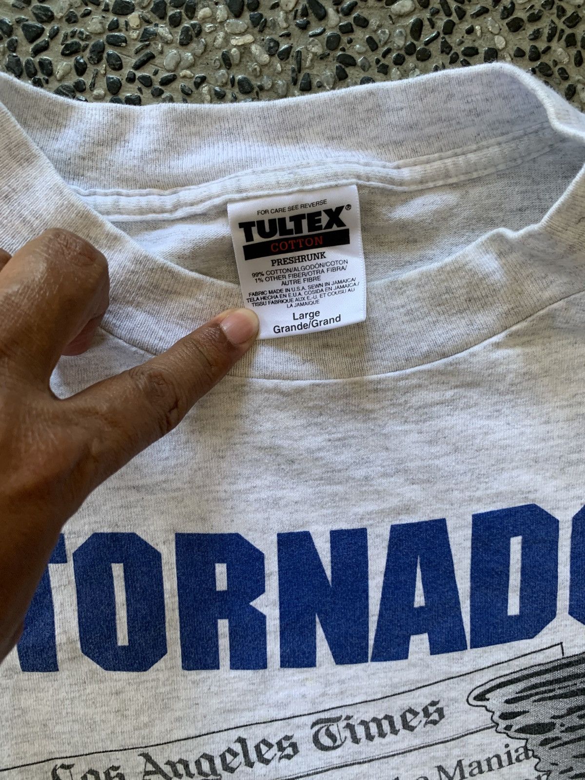 MLB Vintage 90s Dodgers MLB Front Pages Hideo Nomo T shirt Size US L / EU 52-54 / 3 - 9 Thumbnail