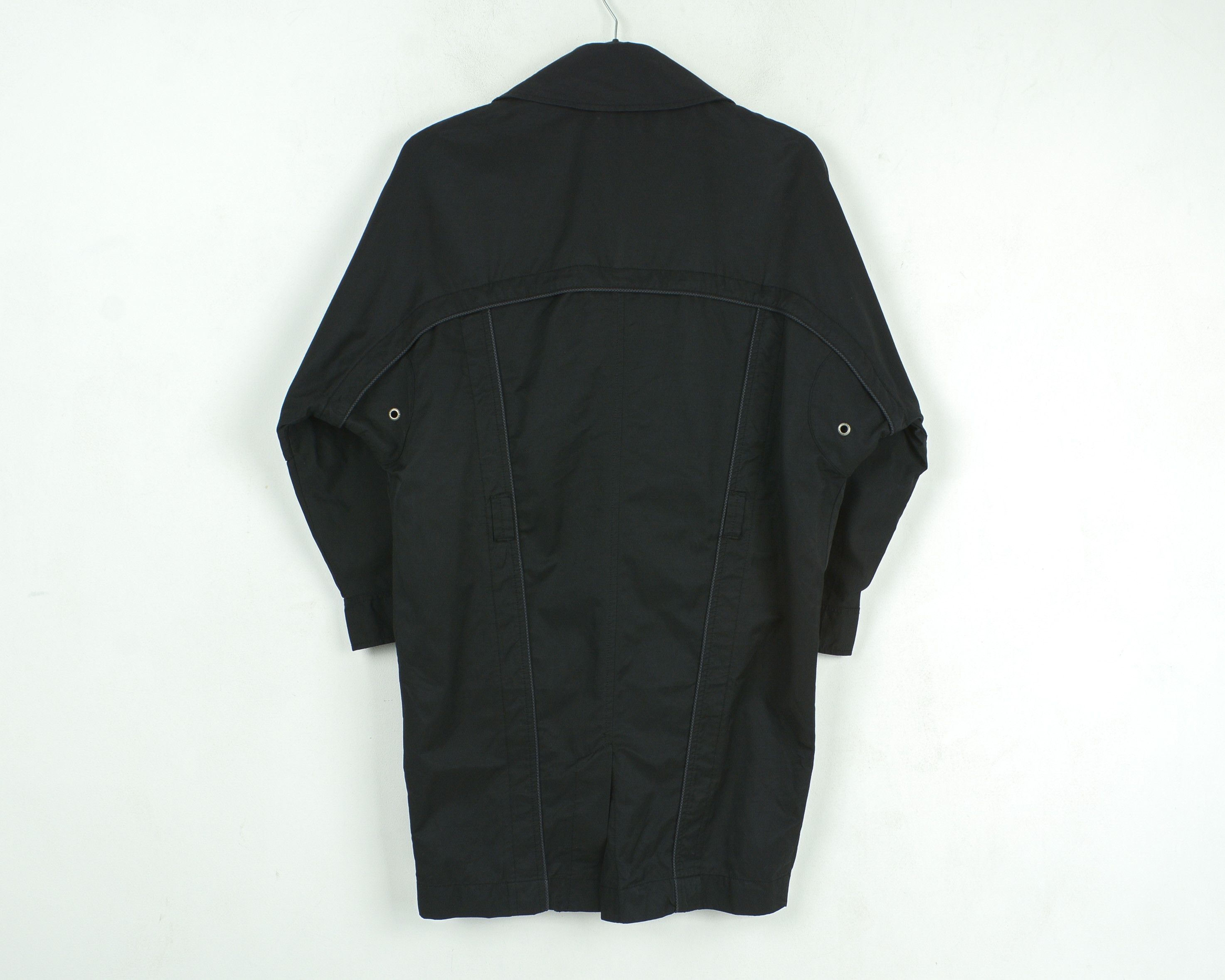 Diesel Double breasted oversized XS Cotton Jacket Trench Coat Snap Size US XS / EU 42 / 0 - 6 Thumbnail