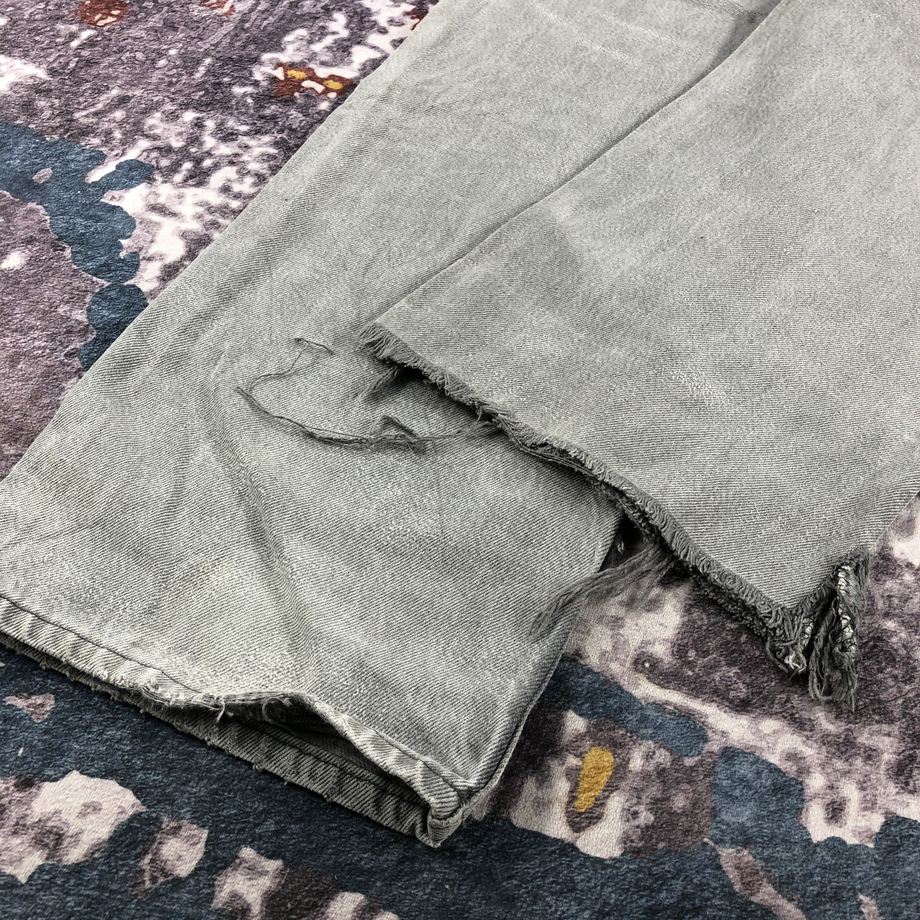 Levi's × Vintage 90s Vintage Ash Grey Levis 501 Jeans-JM2642 Size US 38 / EU 54 - 4 Thumbnail