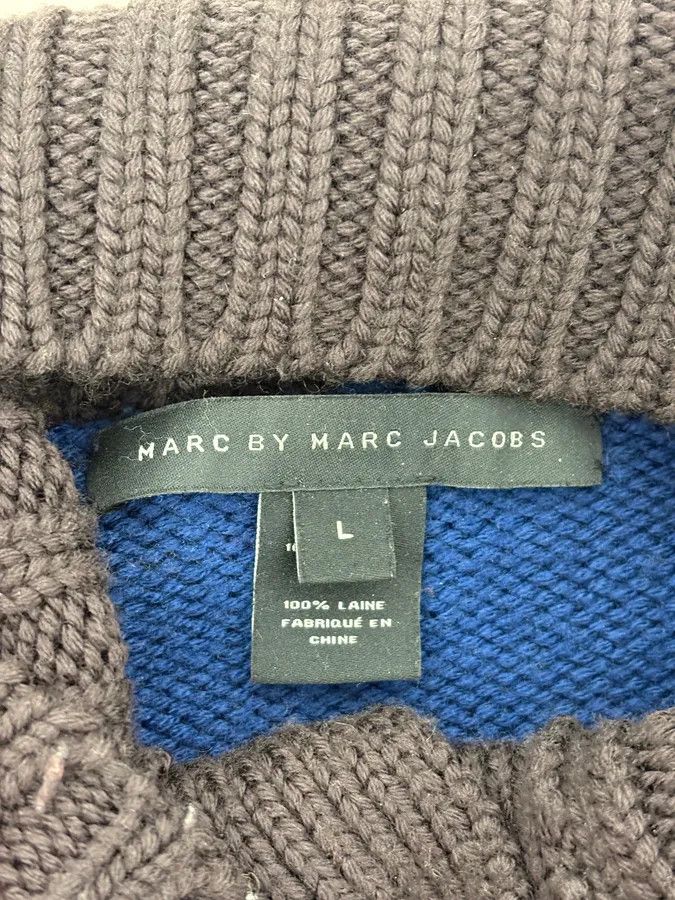 Marc Jacobs Marc Jacobs Colorful Brown Wool Cardigan Size US L / EU 52-54 / 3 - 9 Thumbnail