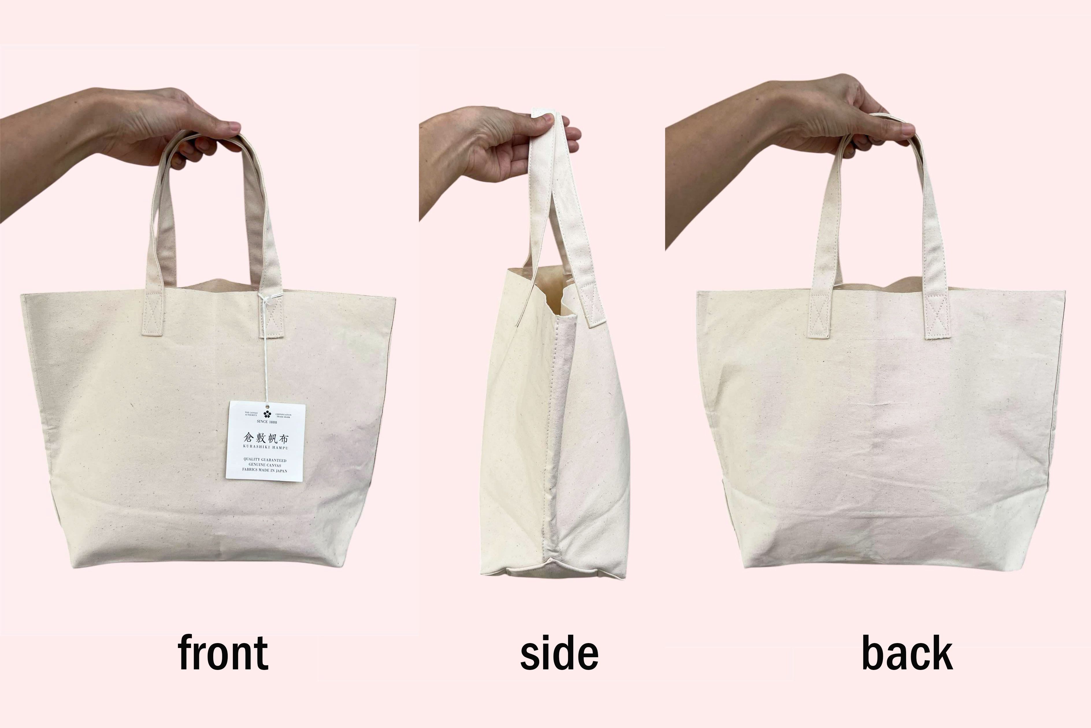 Japanese Brand Deadstock KURASHIKI HAMPU Japanese Canvas Fabric tote bag Size ONE SIZE - 7 Thumbnail