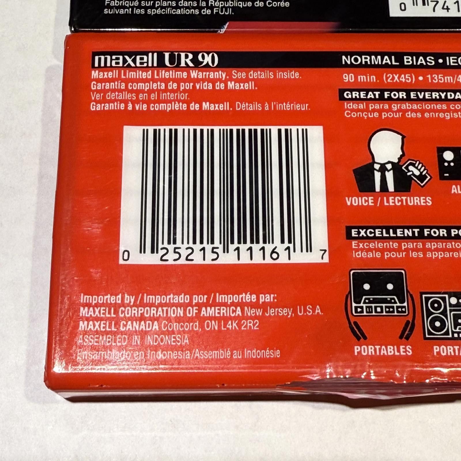 Other 4Pak DS Maxell / Fuji Audio Recording Cassette Tapes Size ONE SIZE - 4 Thumbnail