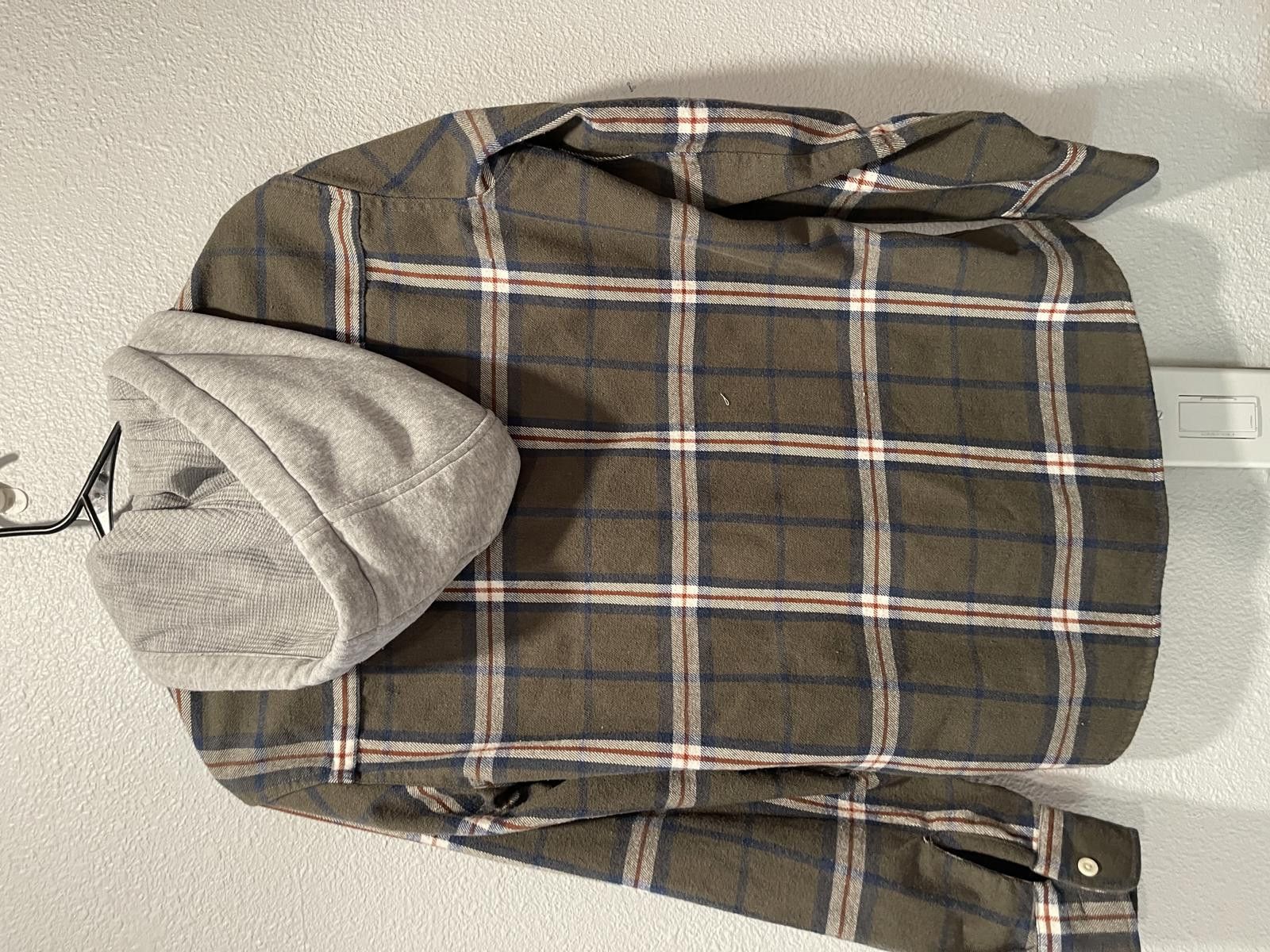 Free Planet Free Planet Men's Plaid Hooded Flannel Shirt Jacket Medium Size US M / EU 48-50 / 2 - 2 Thumbnail