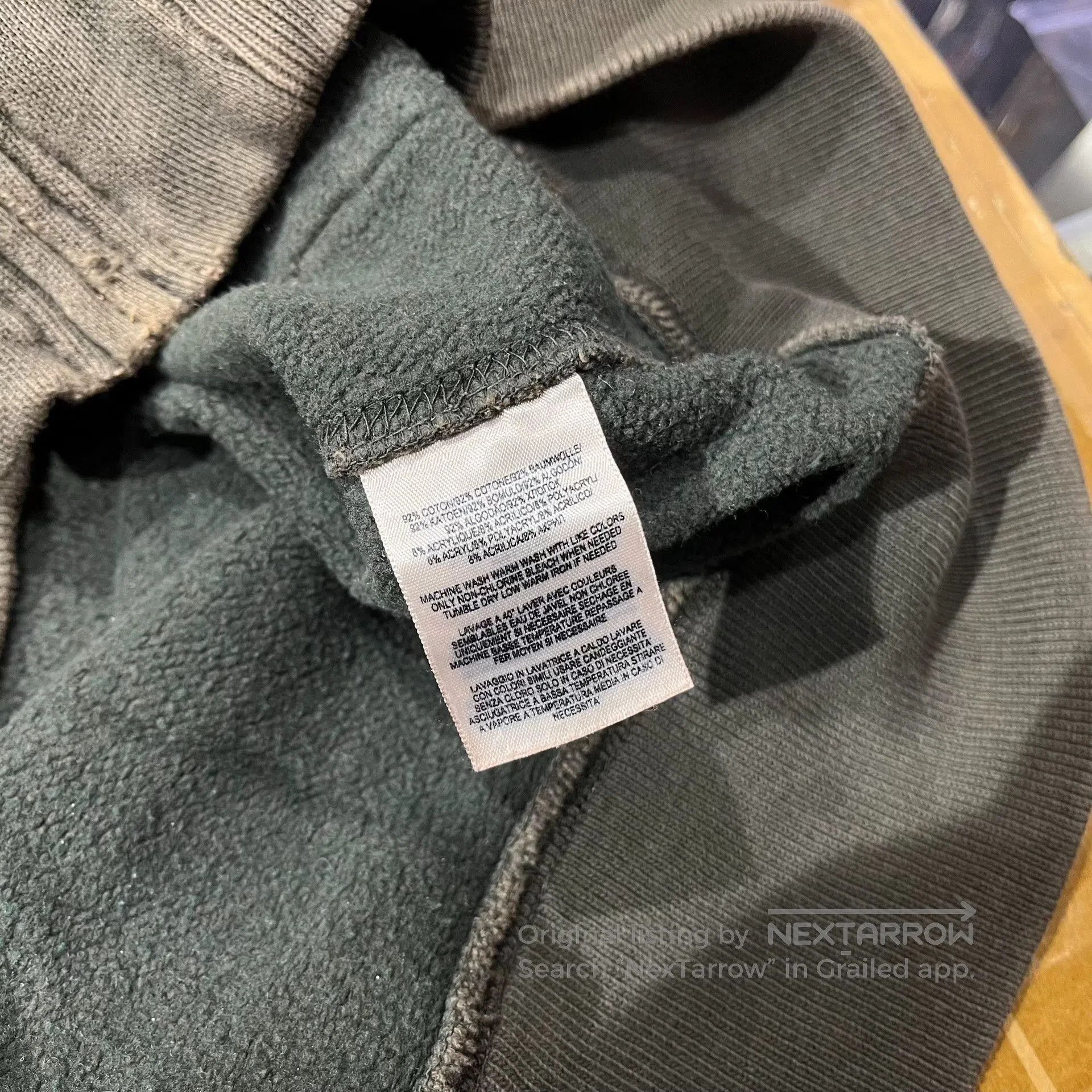 RRL Ralph Lauren RRL Heavy Washed Distressed Sweatshirt. Size US M / EU 48-50 / 2 - 5 Thumbnail