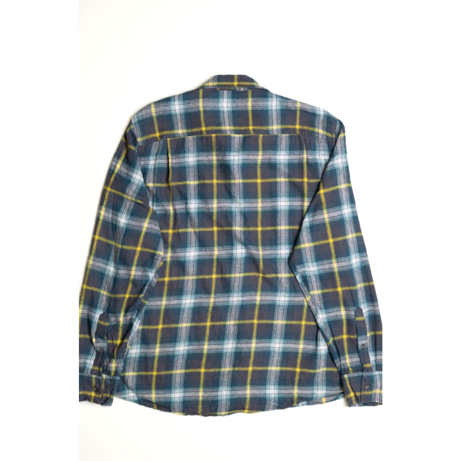 Vintage VINTAGE Arizona Flannel Shirt X-Large Blue Plaid Long Sleeve Button-Up Mens Size US XL / EU 56 / 4 - 3 Thumbnail
