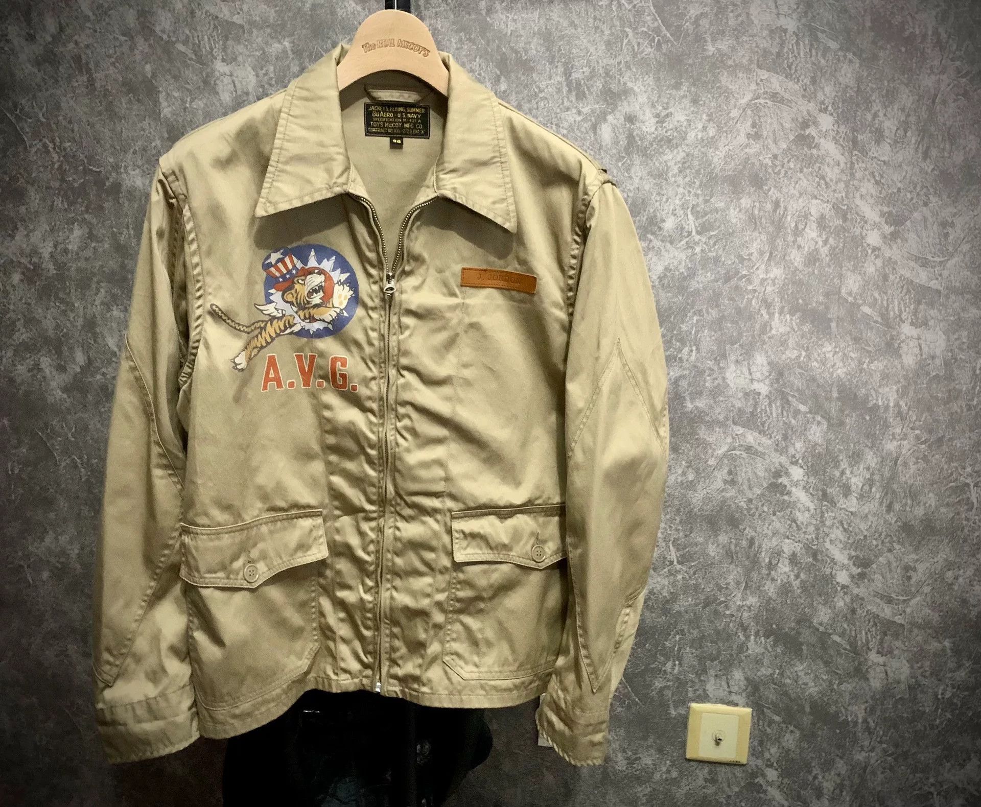 TOYS McCOY toys McCoy M-421A Military Jacket in Khaki Size US M / EU 48-50 / 2 - 1 Thumbnail