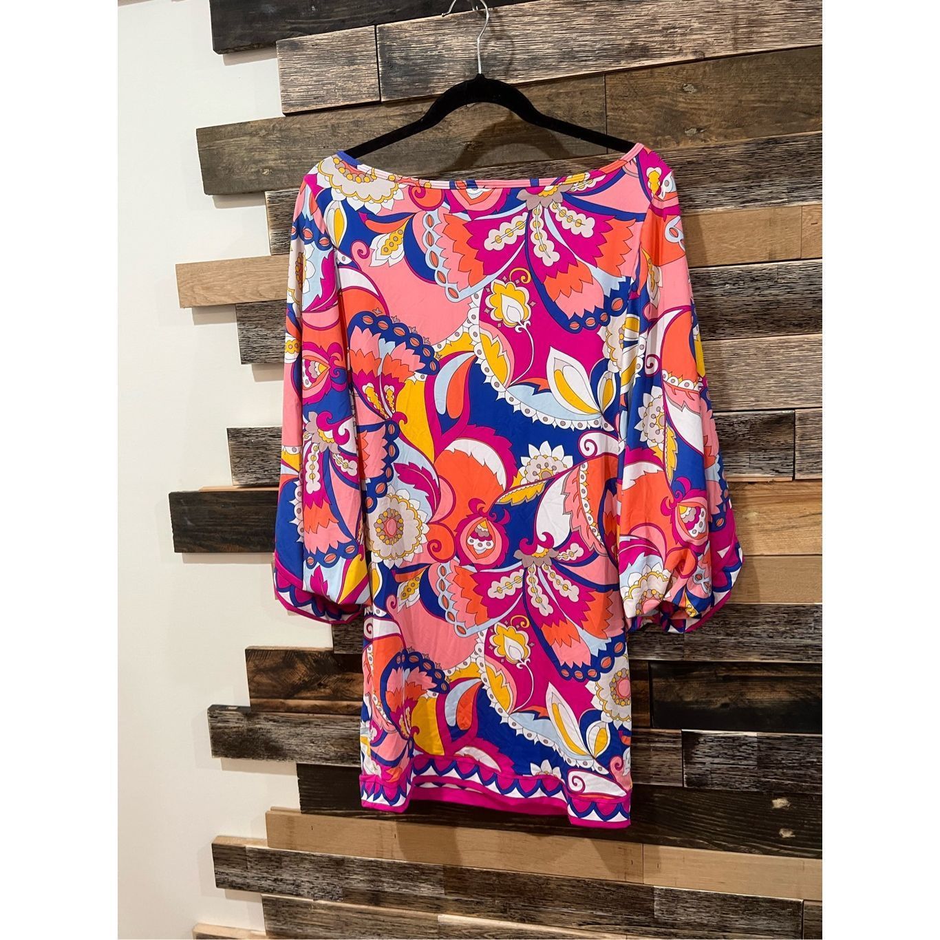 Trina Turk Trina Turk Sevilla Floral Swim Jersey Swimsuit Cover Up Tuni Size L / US 10 / IT 46 - 5 Thumbnail