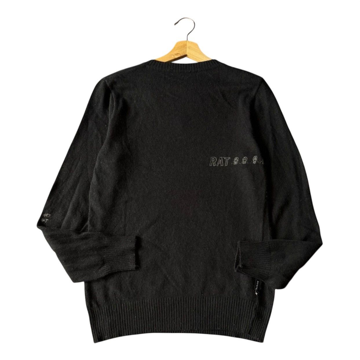 Hysteric Glamour Hysteric Glamour Archive "GOD DOG ART" V-Neck Knit Sweater Size US S / EU 44-46 / 1 - 2 Thumbnail