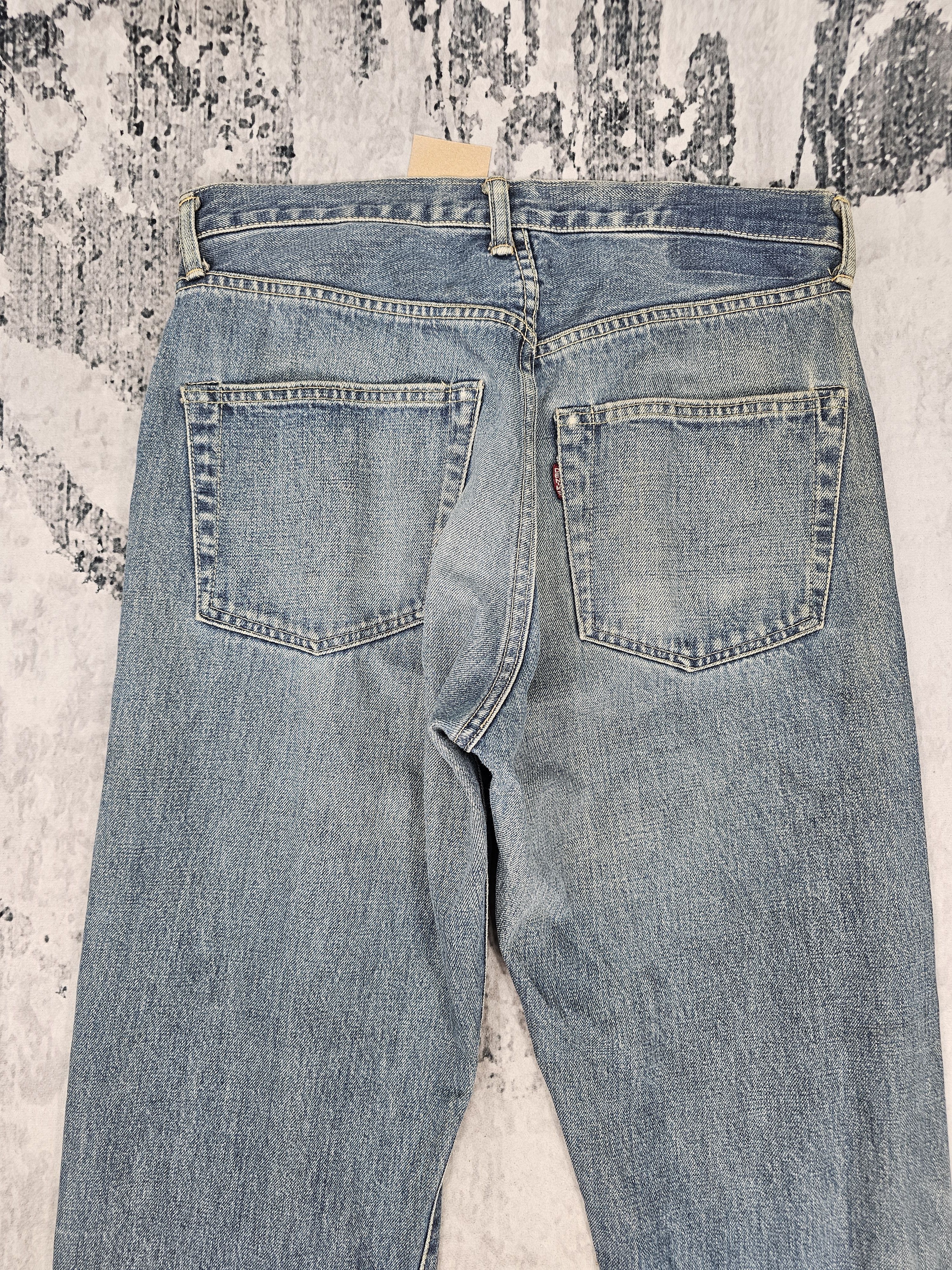 Denime DENIME CLOTHING Selvedge Redline Faded Jeans JB0283 Size 31 Size US 31 - 10 Thumbnail