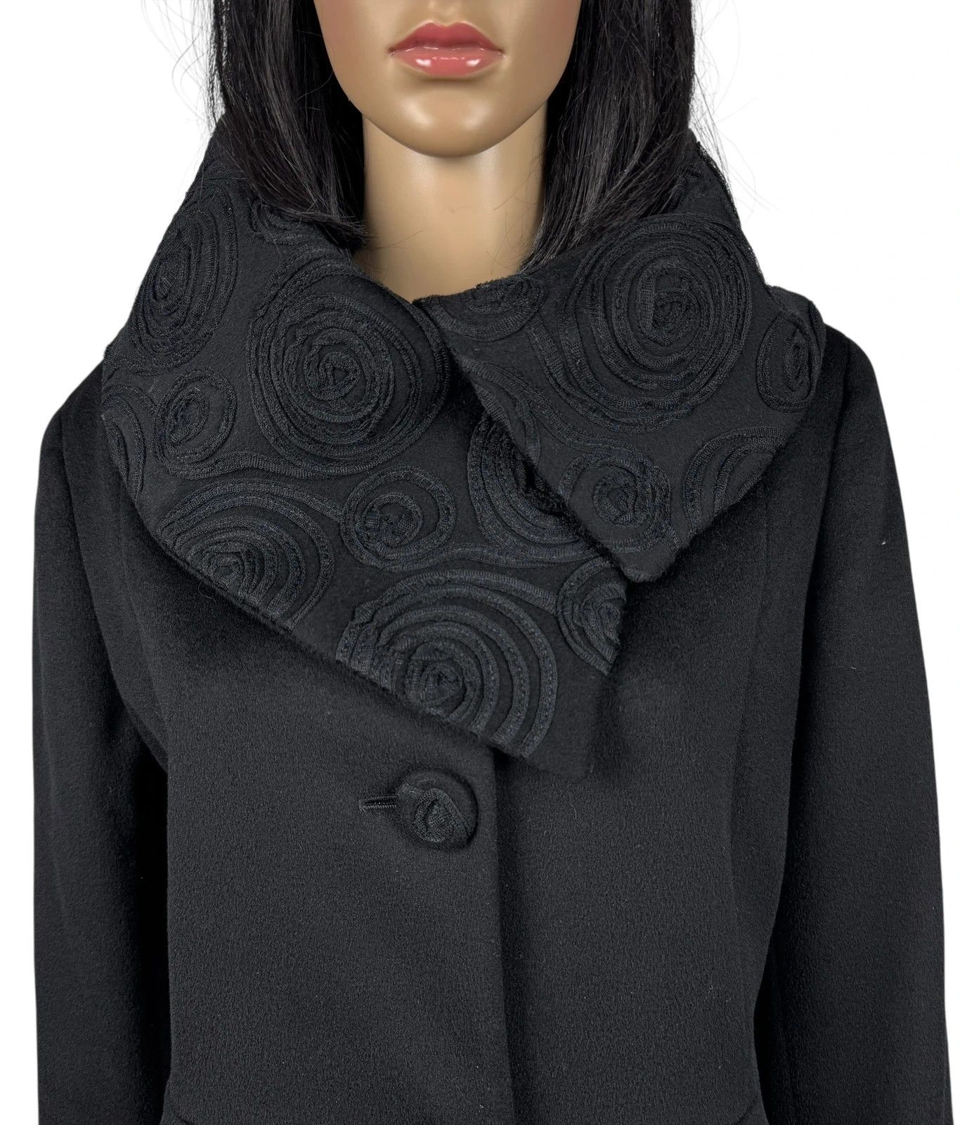 Cinzia Rocca Cinzia Rocca Loro Piana Wool Overcoat Embroidered size IT48 Size L / US 10 / IT 46 - 4 Thumbnail