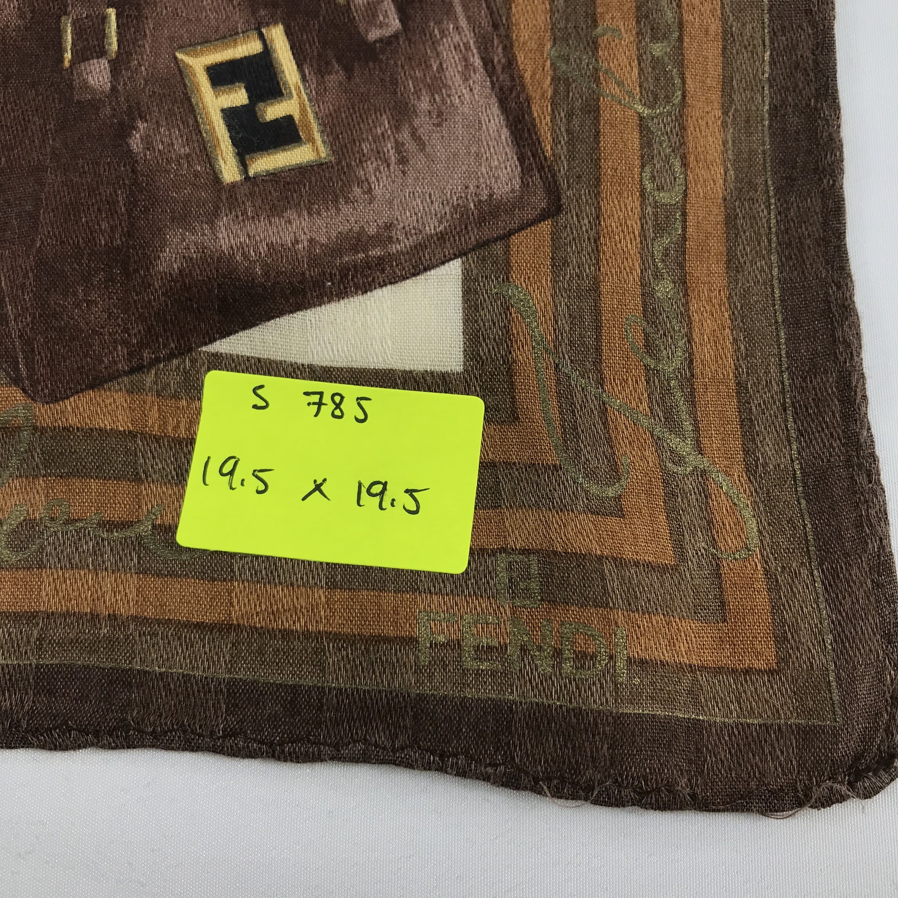 Vintage Vintage Fendi Bandana / Handkerchief / Neckerchief - S785 Size ONE SIZE - 5 Thumbnail