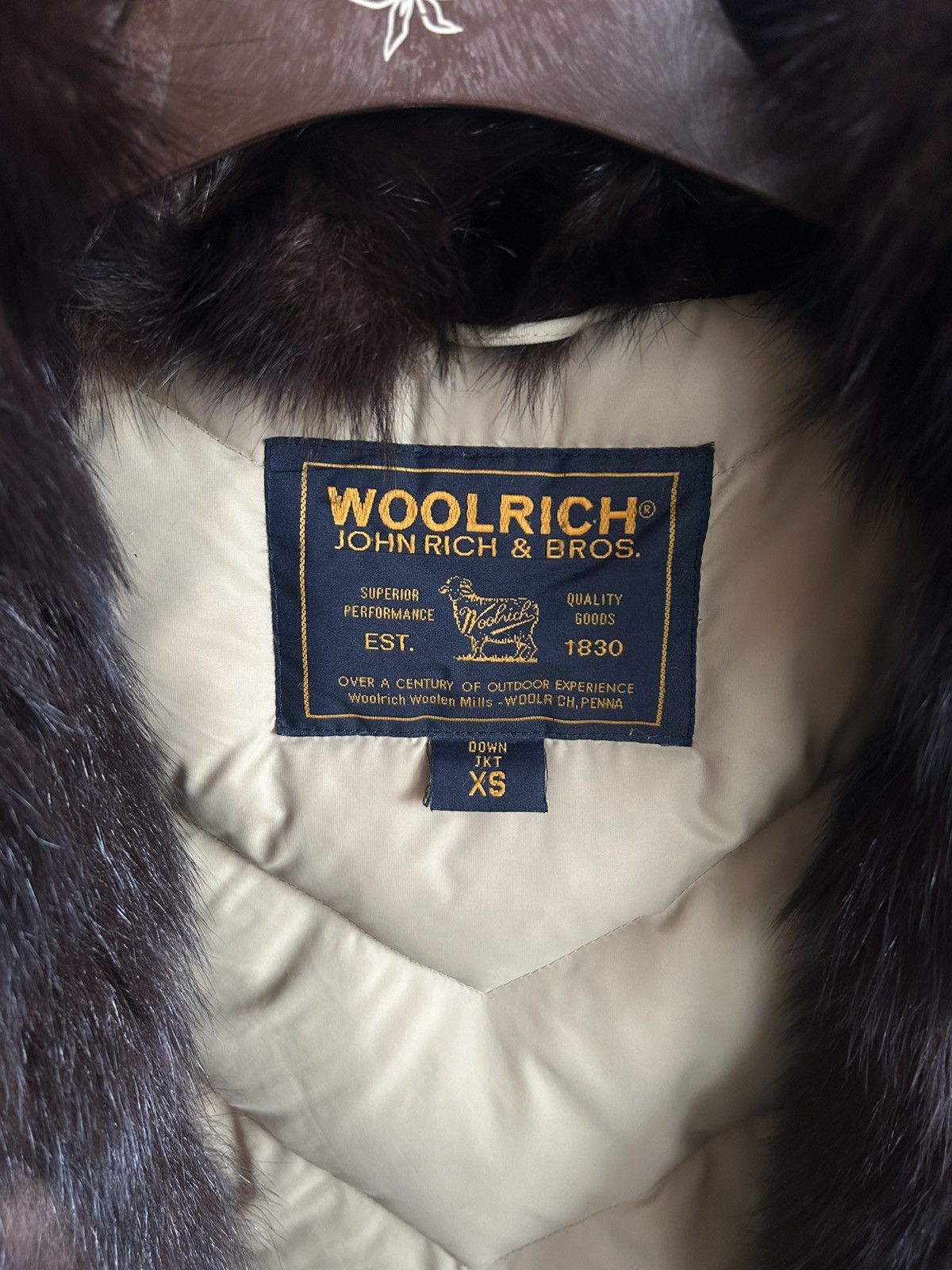 Vintage × Woolrich Woolen Mills Woolrich Boulder Rabbit Fur Parka Size XS / US 0-2 / IT 36-38 - 9 Thumbnail