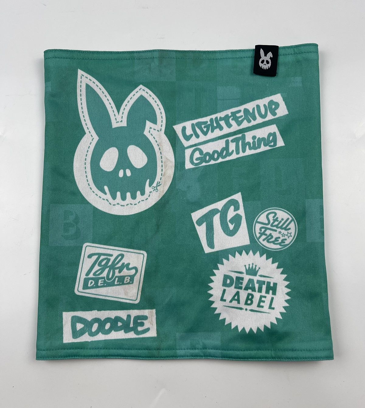 Japanese Brand death label neck gaiter tc20 Size ONE SIZE - 2 Thumbnail