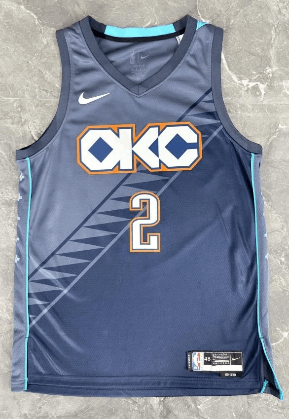 NBA 26 Thunder #2 Shai Gilgeous-Alexander Jersey Size US M / EU 48-50 / 2 - 1 Thumbnail