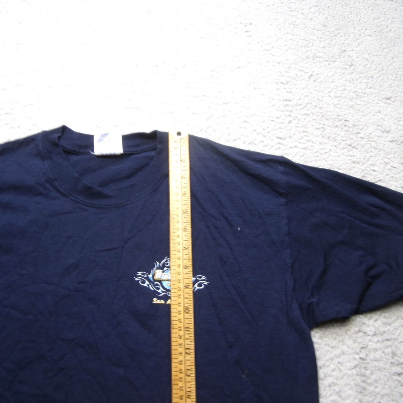 Hard Rock Cafe Hard Rock Cafe Shirt Mens Large Navy Blue Guitar Graphic Tee Music Size US L / EU 52-54 / 3 - 5 Thumbnail