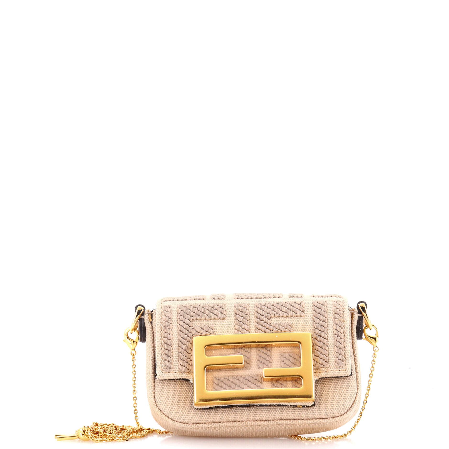 Fendi Chain Baguette Charm Bag Size ONE SIZE - 1 Thumbnail