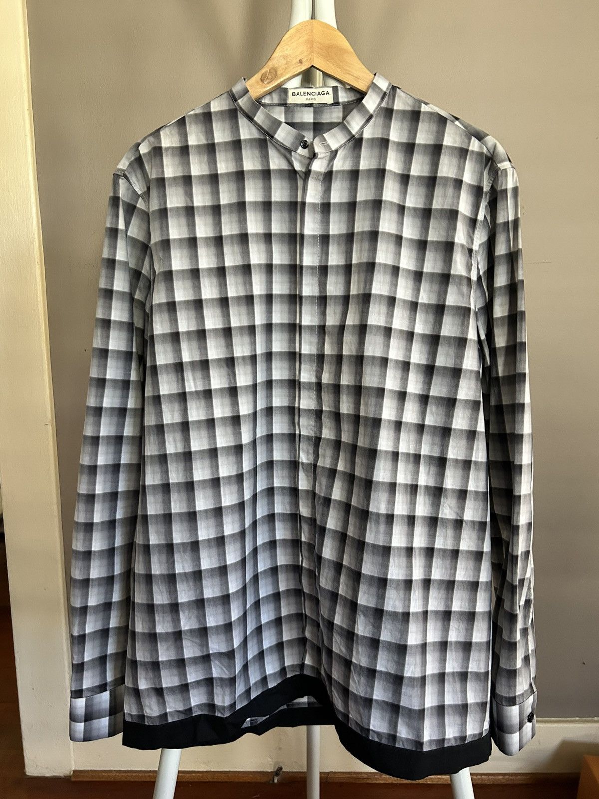 balenciaga men's dress shirt Shirts 64% cotton Men's Balenciaga Button Up Shirts