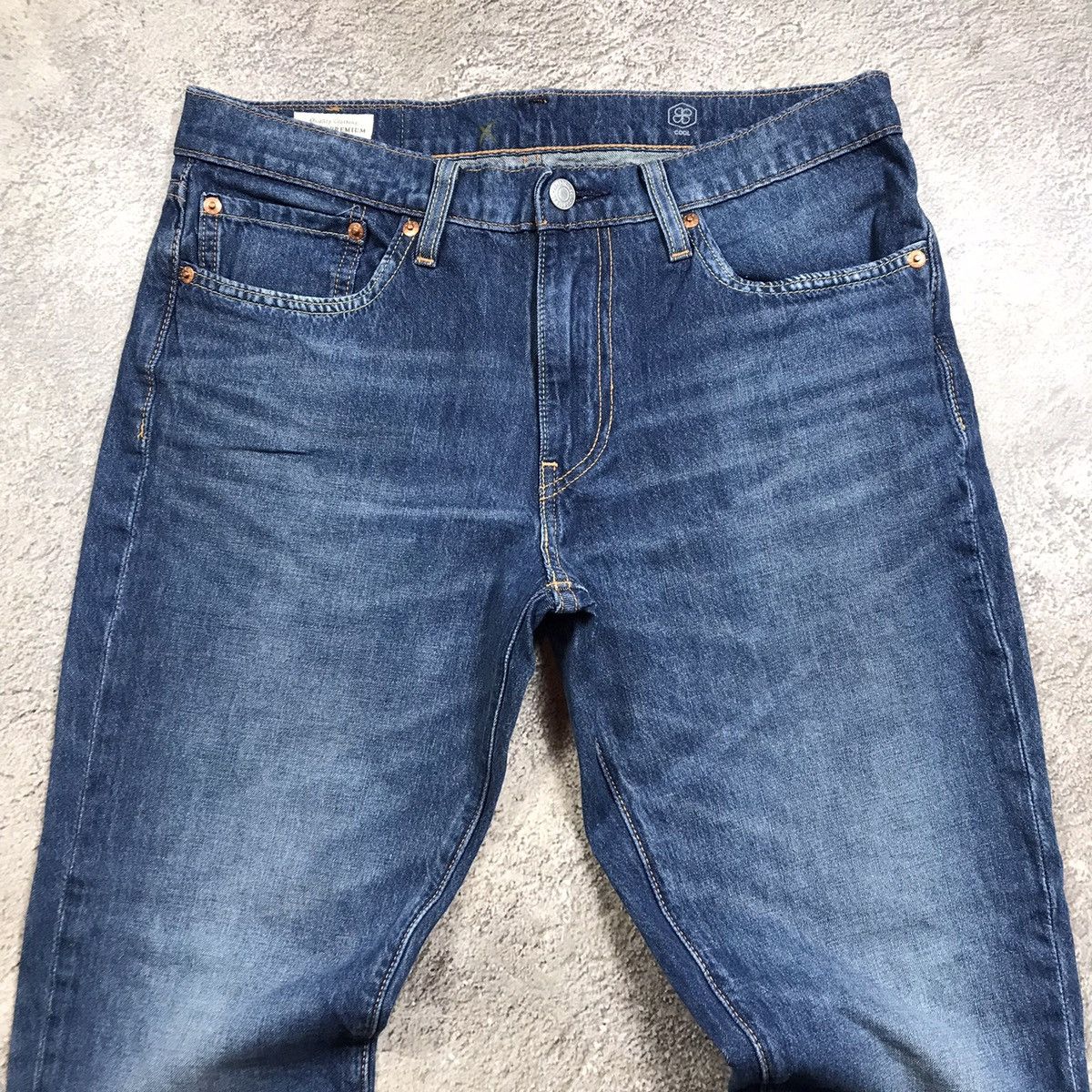 Vintage Vintage 90s Levis Thrashed Distressed Baggy Jeans Grunge 31 Size US 31 - 4 Thumbnail
