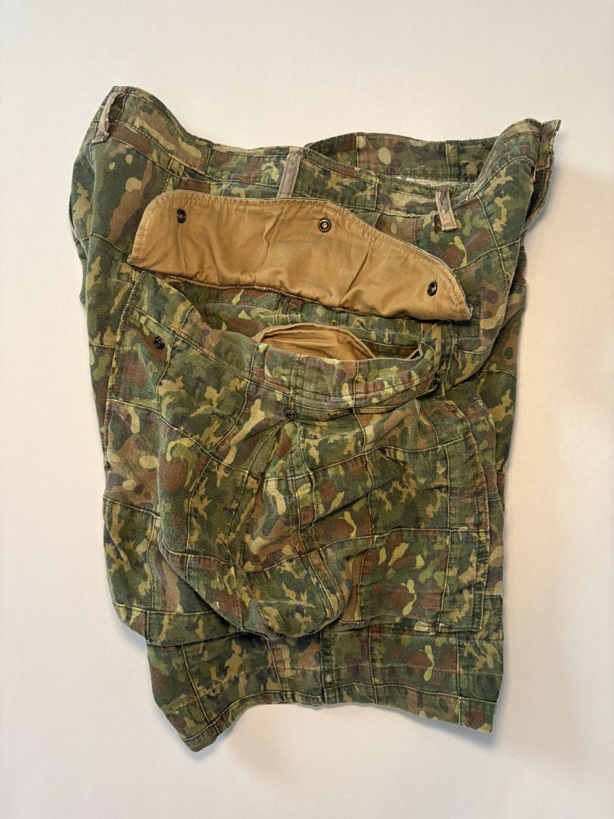 Kapital Kapital Camo Patchwork Cargo Shorts Size US 34 / EU 50 - 3 Thumbnail