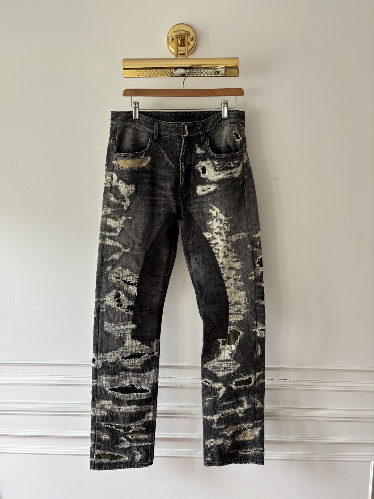 わい　givenchy 22fw boro moleskin jeans Givenchy FW22 boro moleskin jeans by Matthew Williams