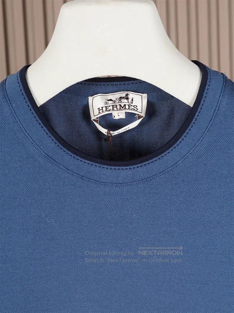 Hermes Hermes Marble Blue Short Sleeve T-Shirt Size US L / EU 52-54 / 3 - 2 Thumbnail