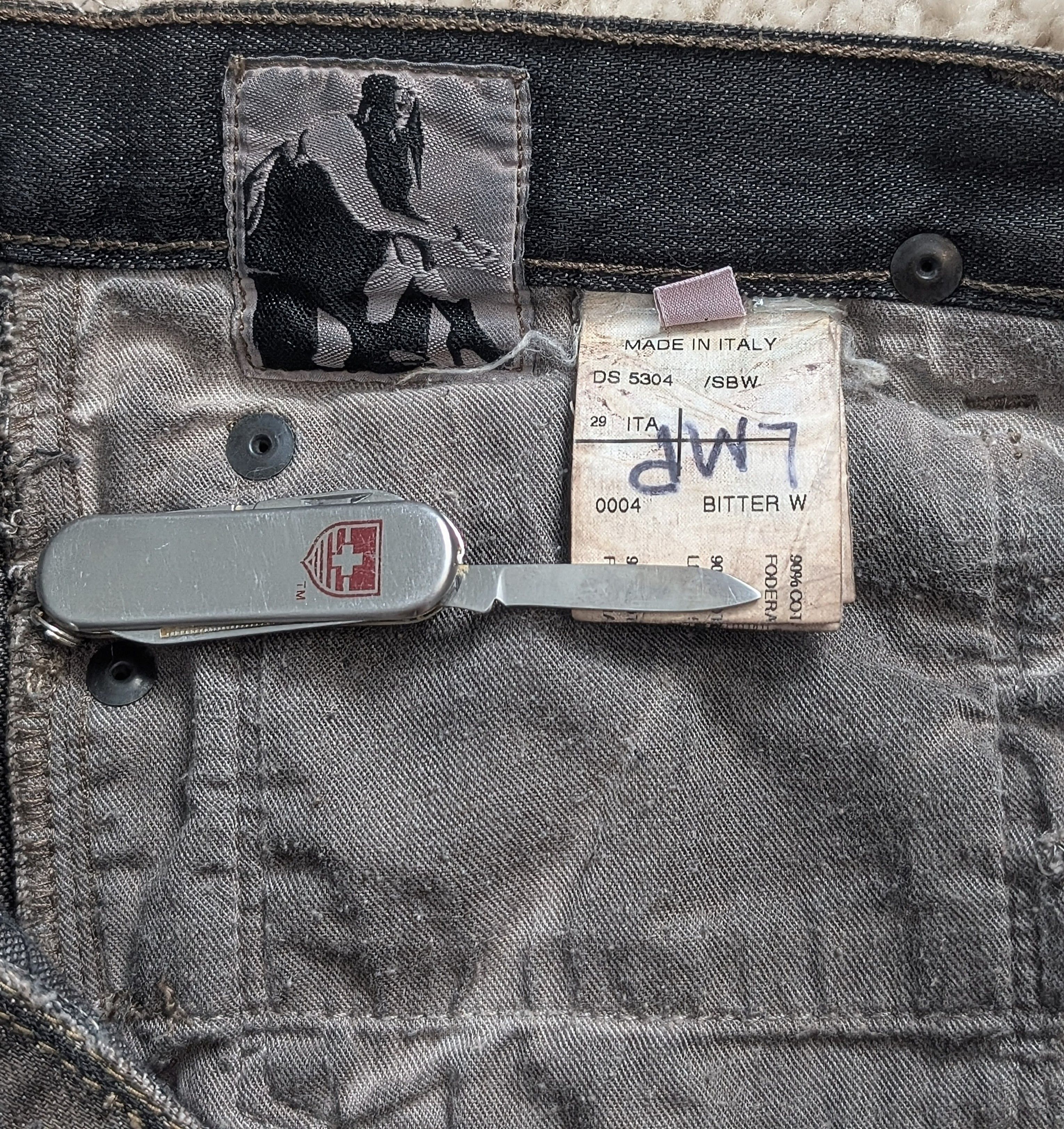 Rick Owens SOLD "Bitter" Detroit Cut Denim Rick Owens Olmar and Mirta Size US 29 - 5 Thumbnail