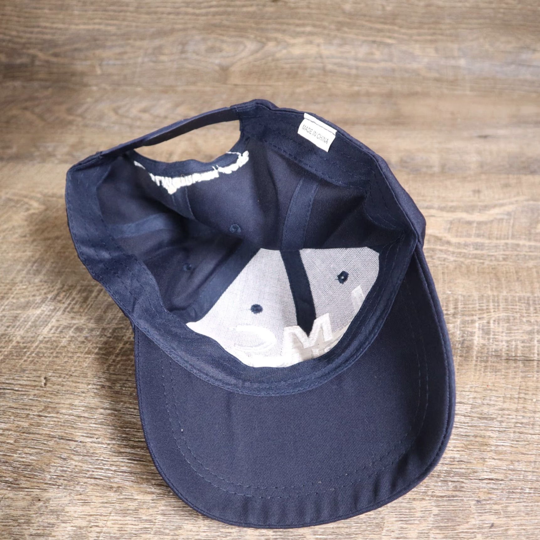 Vintage Baseball Cap LMC Truck Parts and Accessories Blue Snapback Hat Adult Adjustable Men's Unbranded Brand Leather? Size ONE SIZE - 6 Thumbnail