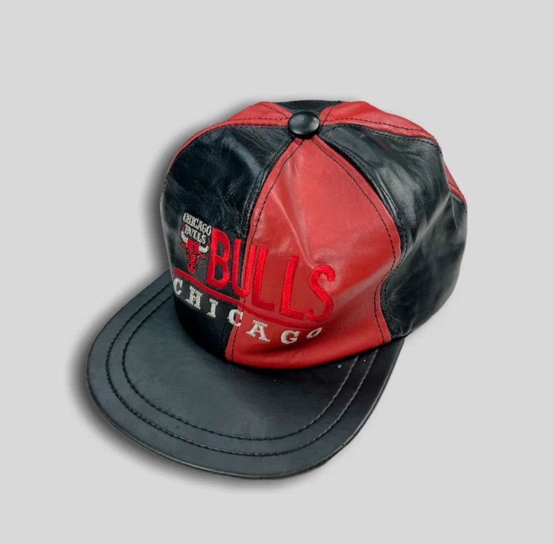 New Era Vintage Chicago Bulls Leather Snapback Size ONE SIZE - 1 Preview