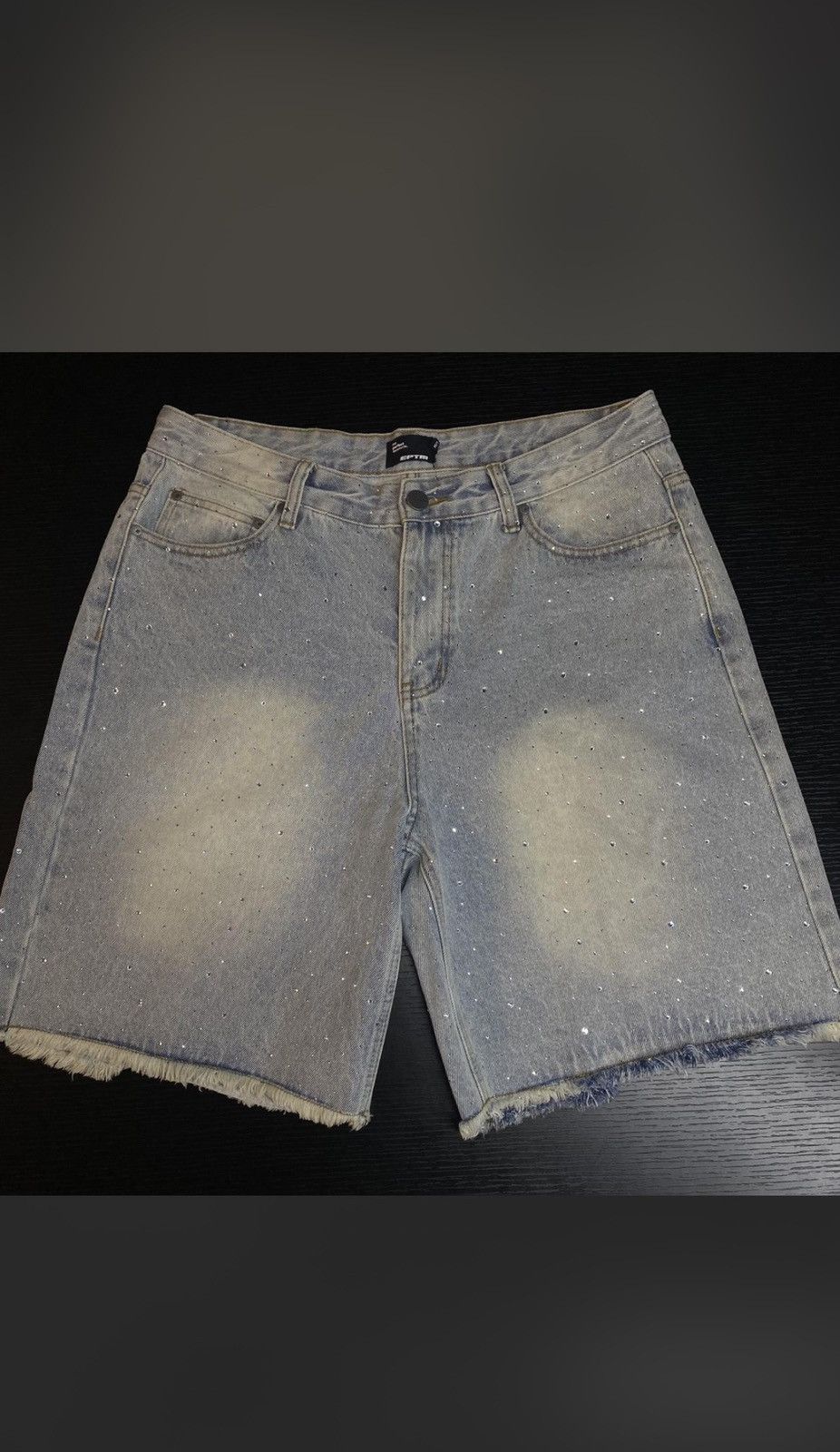 EPTM. EPTM Rhinestone Jorts Size US 34 / EU 50 - 1 Thumbnail