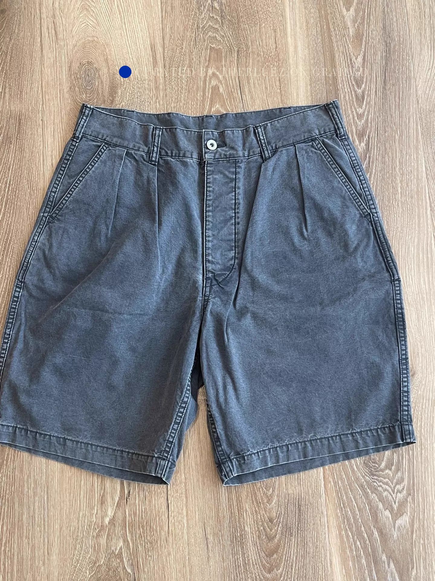Madness Washed Black Chino Shorts Size US 32 / EU 48 - 1 Thumbnail