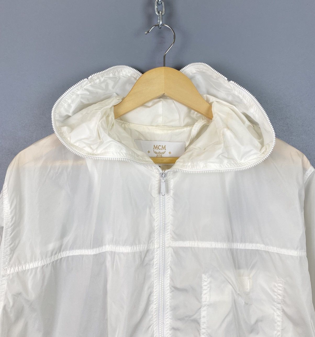 Vintage Vintage MCM Sports Rain Coat Men’s Luxury Size 42 White Top Size US XS / EU 42 / 0 - 2 Thumbnail