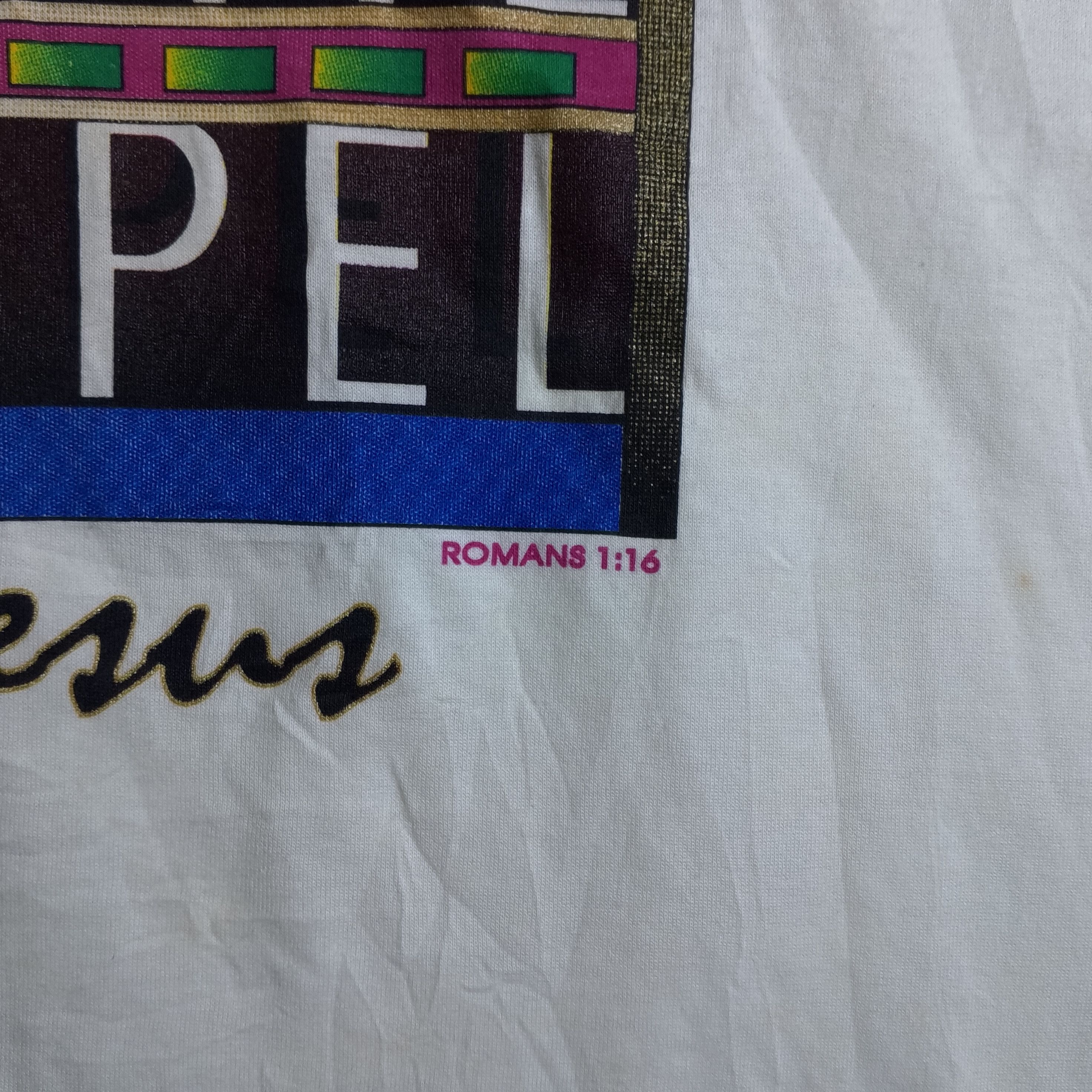 Vintage Vintage Jesus Religion Tee Size US XL / EU 56 / 4 - 3 Thumbnail