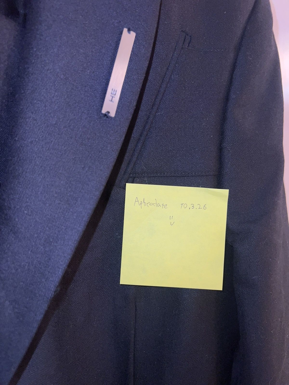Heliot Emil HELIOT EMIL AW23 ’Connected Forms’ Wool Blazer Size 50R - 6 Thumbnail