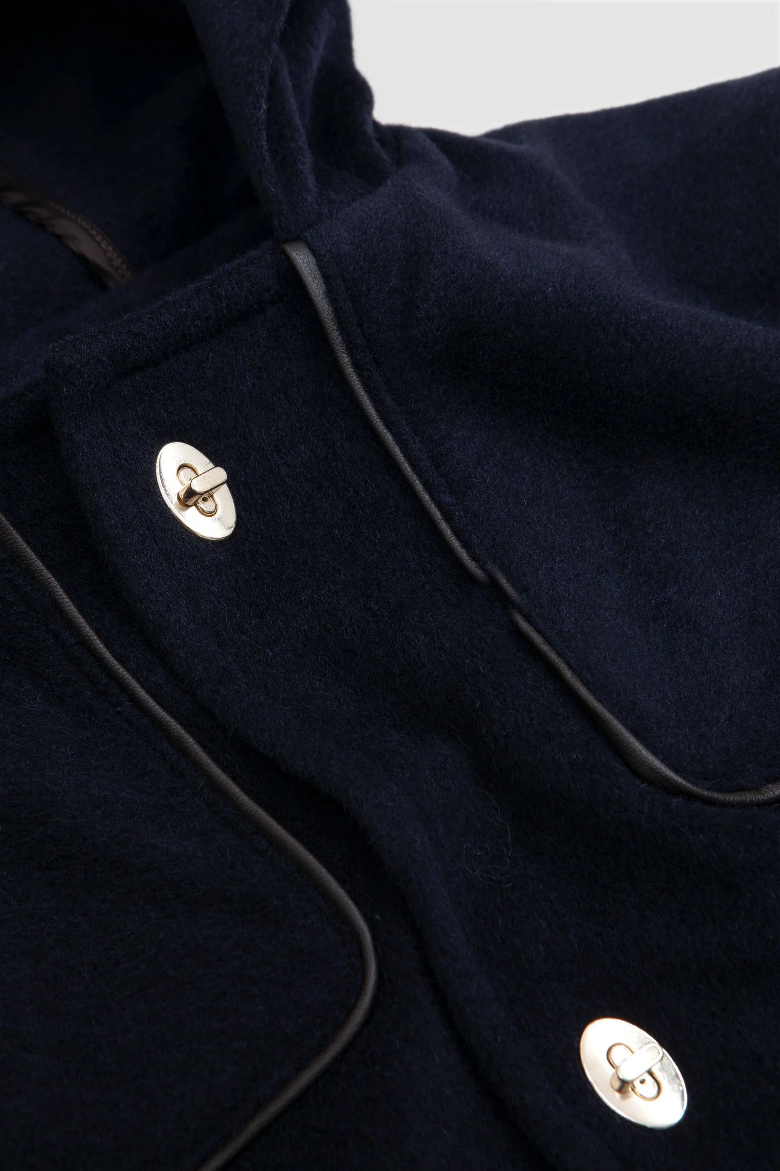 Wales Bonner o1mle0825 Library Duffle Coat in Blue Size US M / EU 48-50 / 2 - 2 Thumbnail