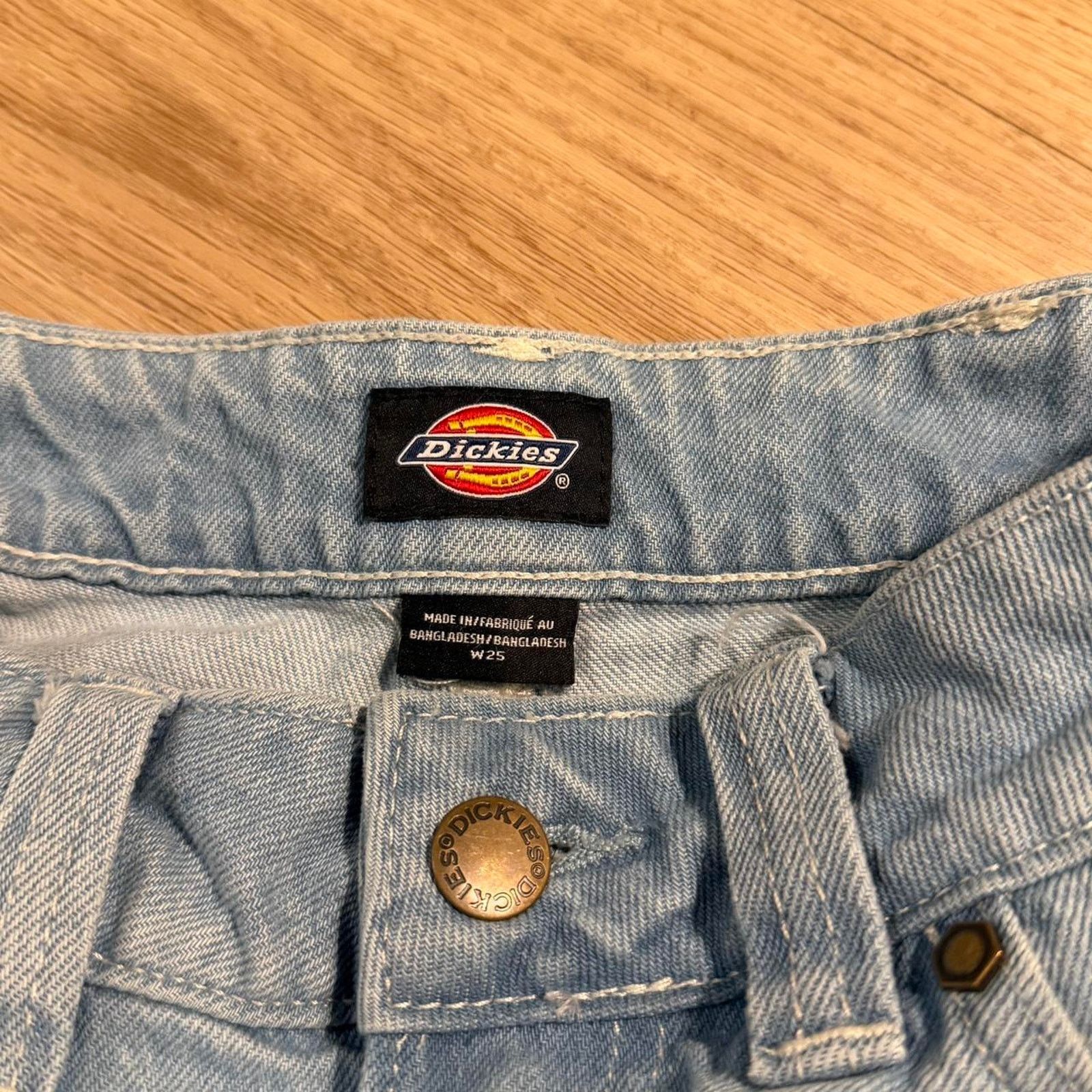 Dickies Dickies light blue denim shorts Size 25" / US 0 / IT 36 - 6 Thumbnail