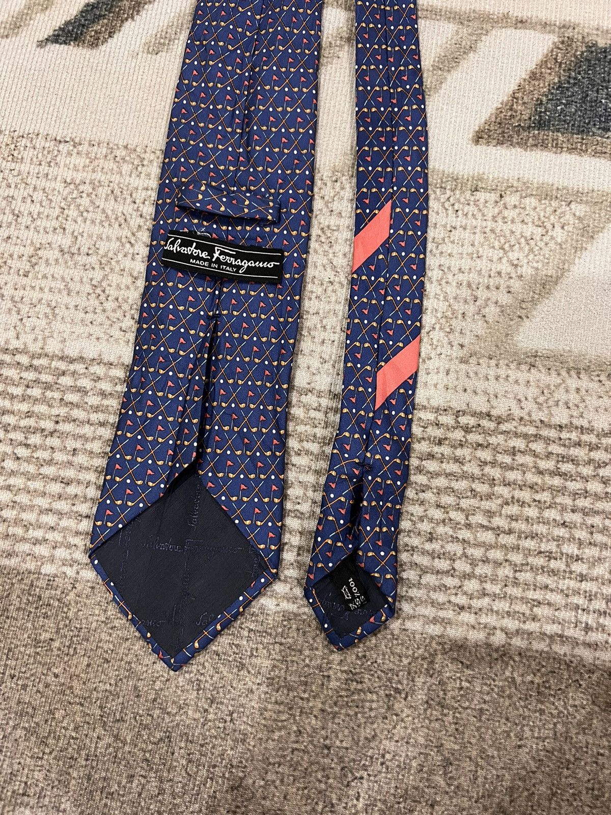 Salvatore Ferragamo Salvatore Ferragamo Silk Tie Size ONE SIZE - 4 Thumbnail