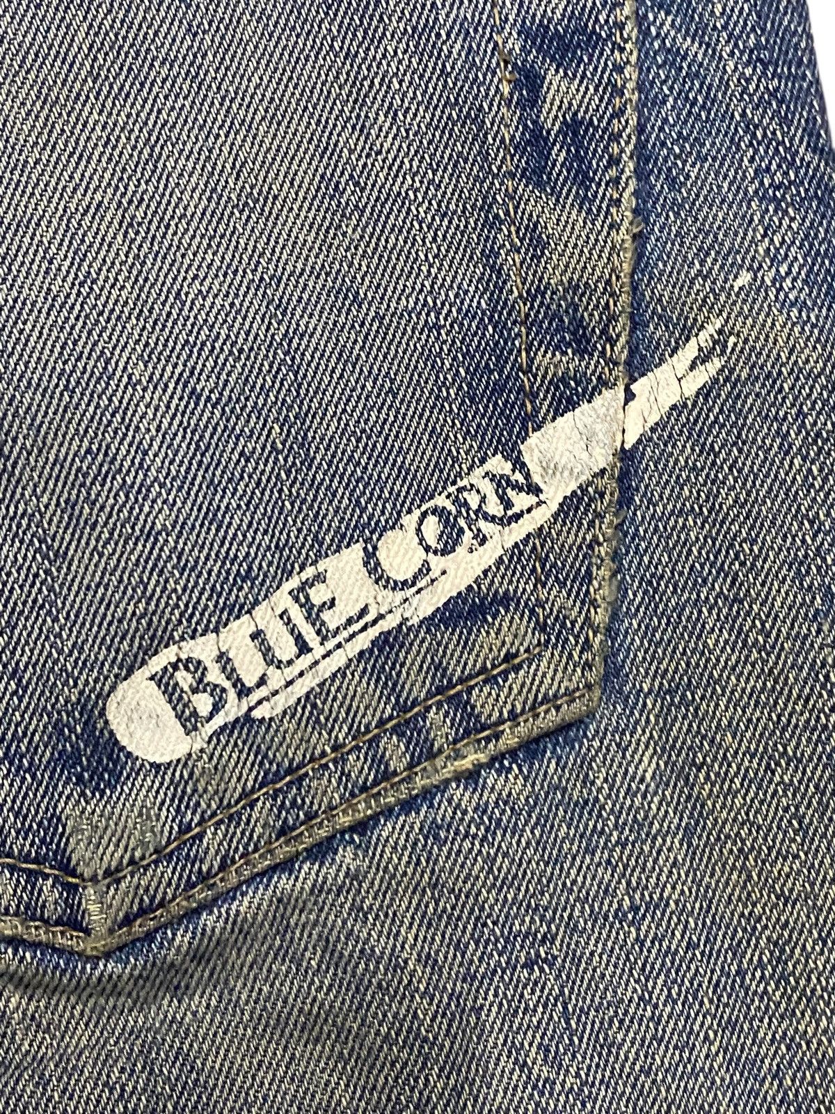Junya Watanabe Vintage Blue Corn Japan Selvedge Heavy Faded Distressed Jean Size US 32 / EU 48 - 14 Thumbnail