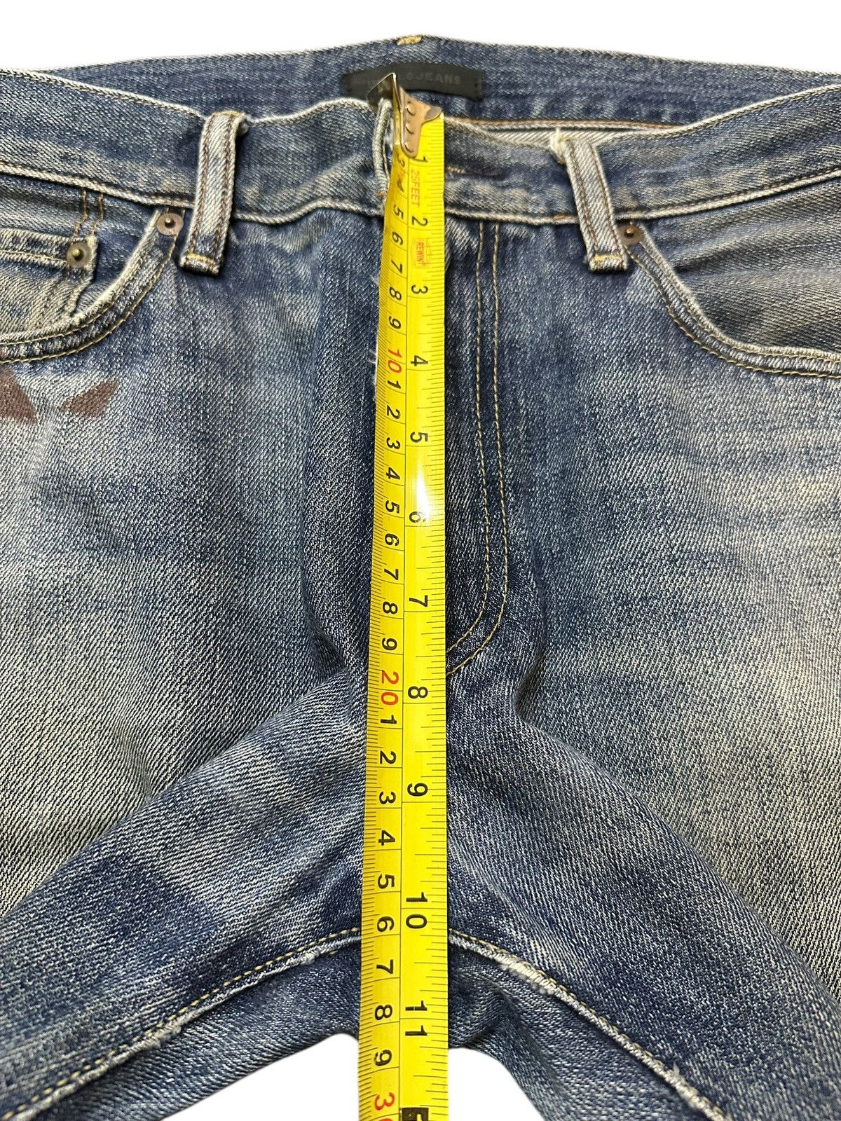 Uniqlo Vintage Japanese Uniqlo Faded Wash Distress Style Jeans Size US 34 / EU 50 - 14 Thumbnail