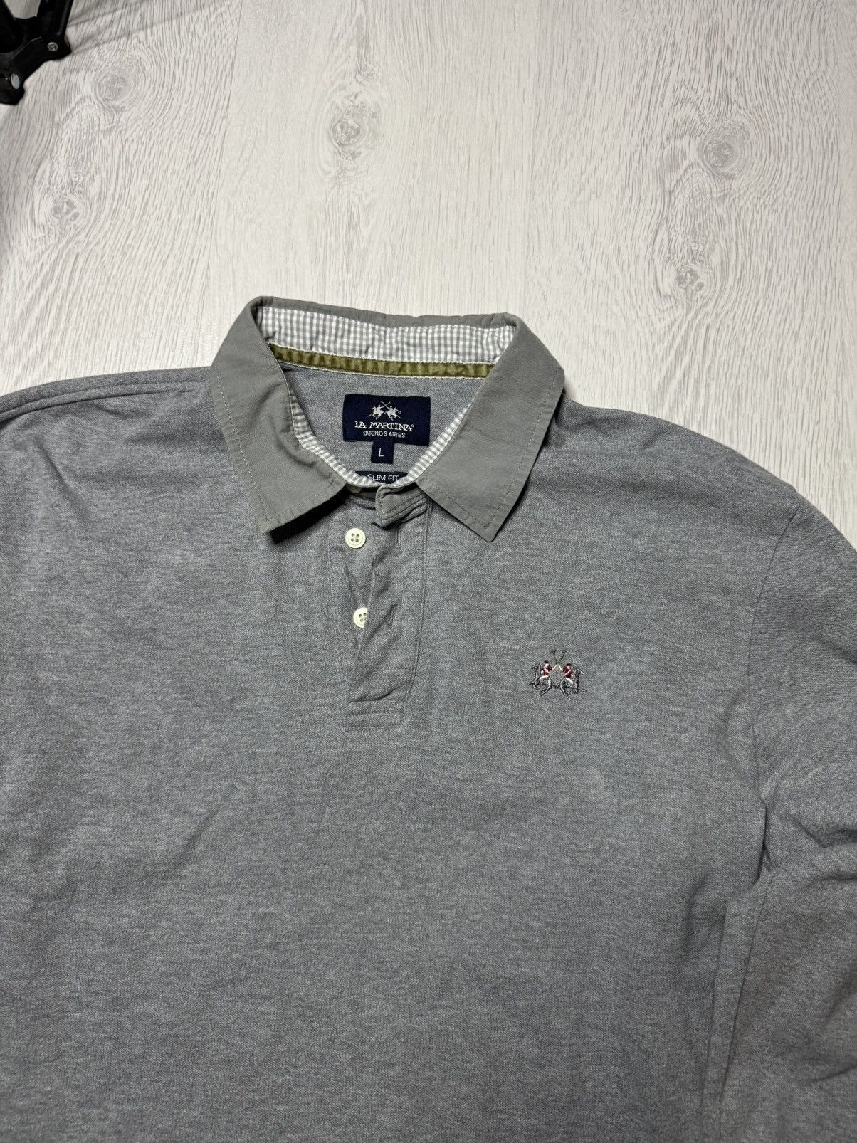 La Martina VINTAGE LA MARTINA POLO LONGSLEEVE SHIRT TEE Y2K Size US L / EU 52-54 / 3 - 2 Thumbnail