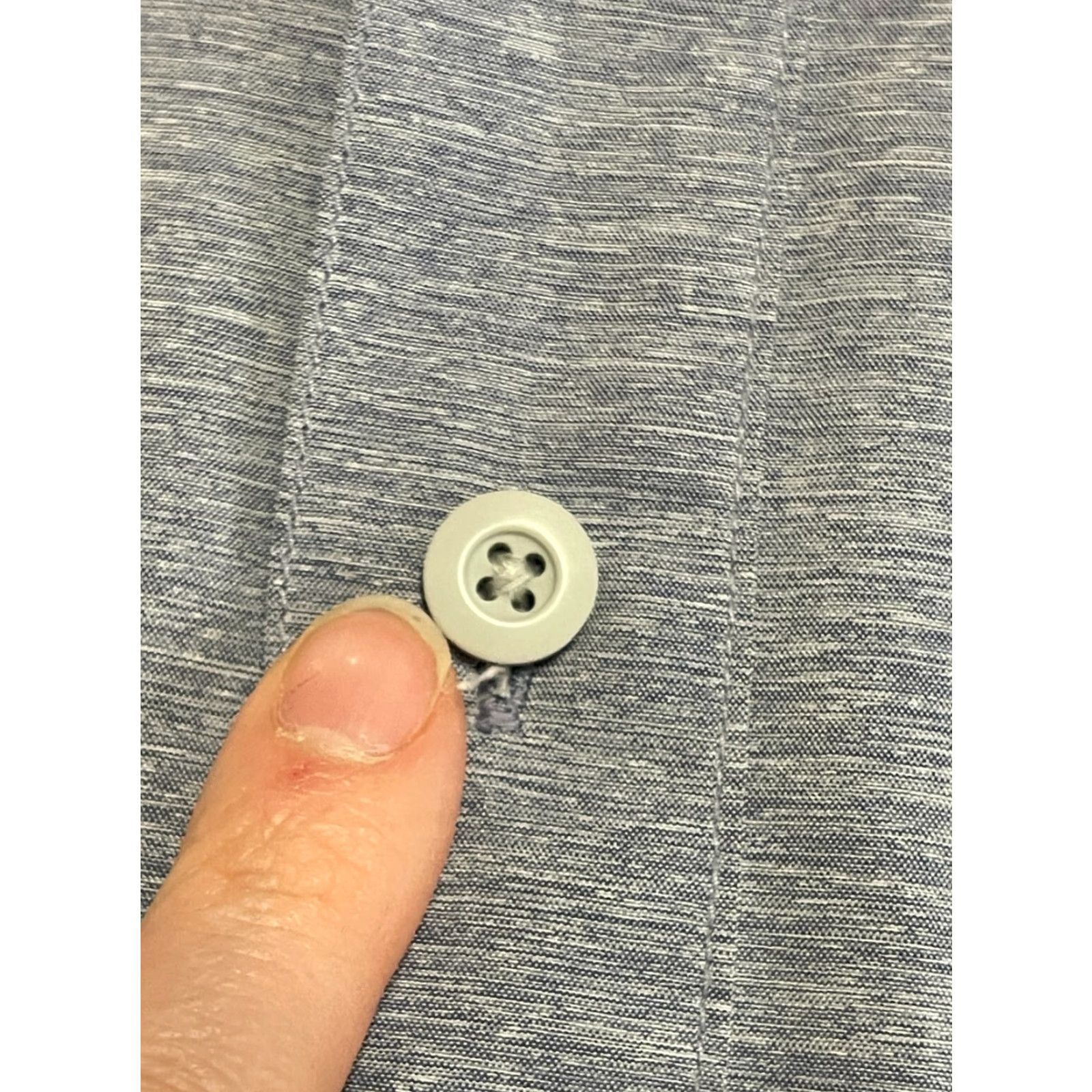 Habitat Habit Shirt Mens Button-Up Long Sleeve Blue Pockets Front Pockets Size M Casual Regular Size US M / EU 48-50 / 2 - 5 Thumbnail