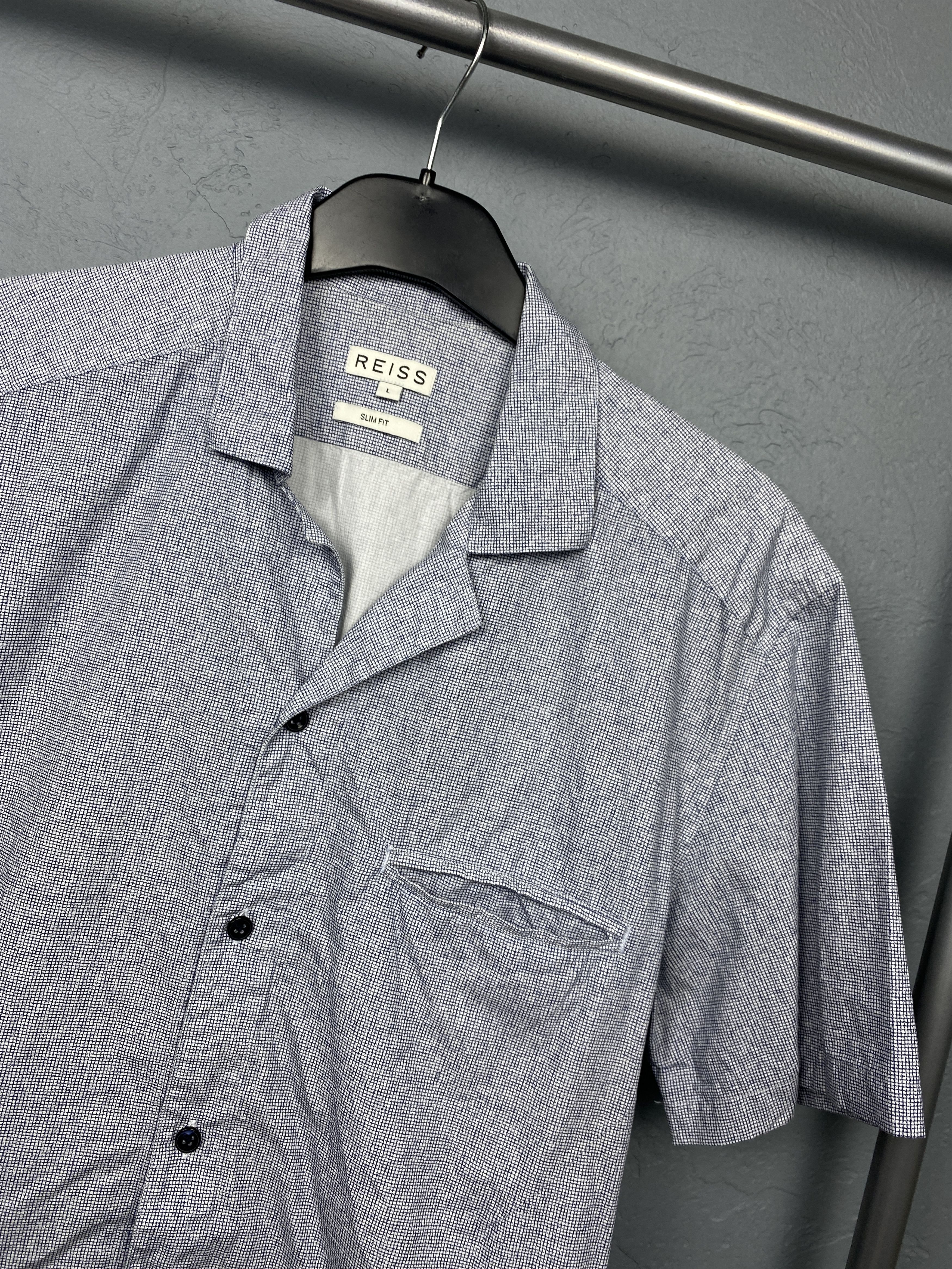 Reiss Reiss Mens Short Sleeve Shirt Size US L / EU 52-54 / 3 - 2 Thumbnail