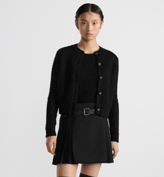 Dior o1w1db10326 511J73 Kilt Short in Black Size 27" / US 4 / IT 40 - 4 Thumbnail
