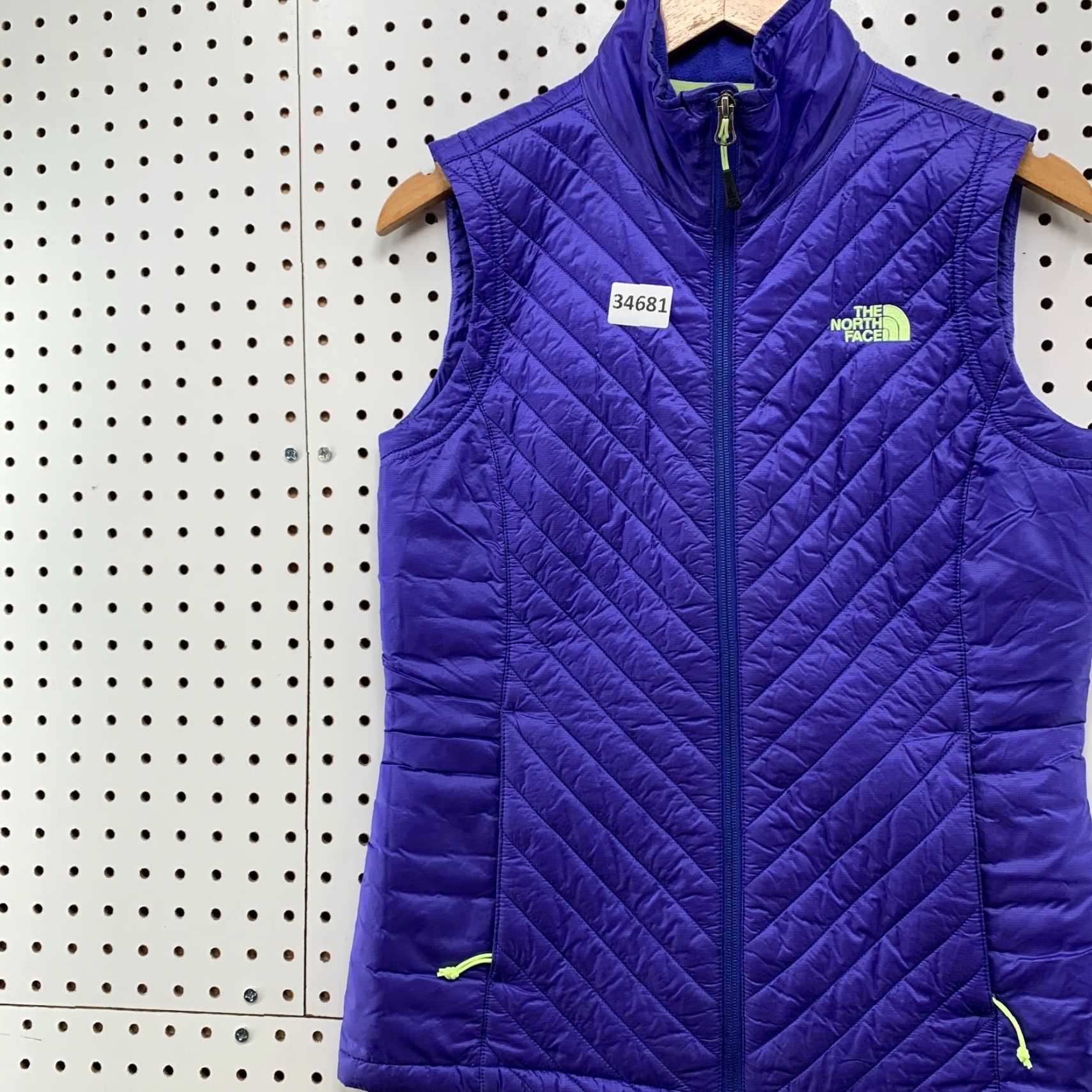 The North Face The North Face Puffer Vest Jacket Womens Small Purple Quilted 17.5x26 Blue | The North Face Quilted Vest Jacket Womens Small Purple Blue 17.5x26 Size S / US 4 / IT 40 - 3 Thumbnail