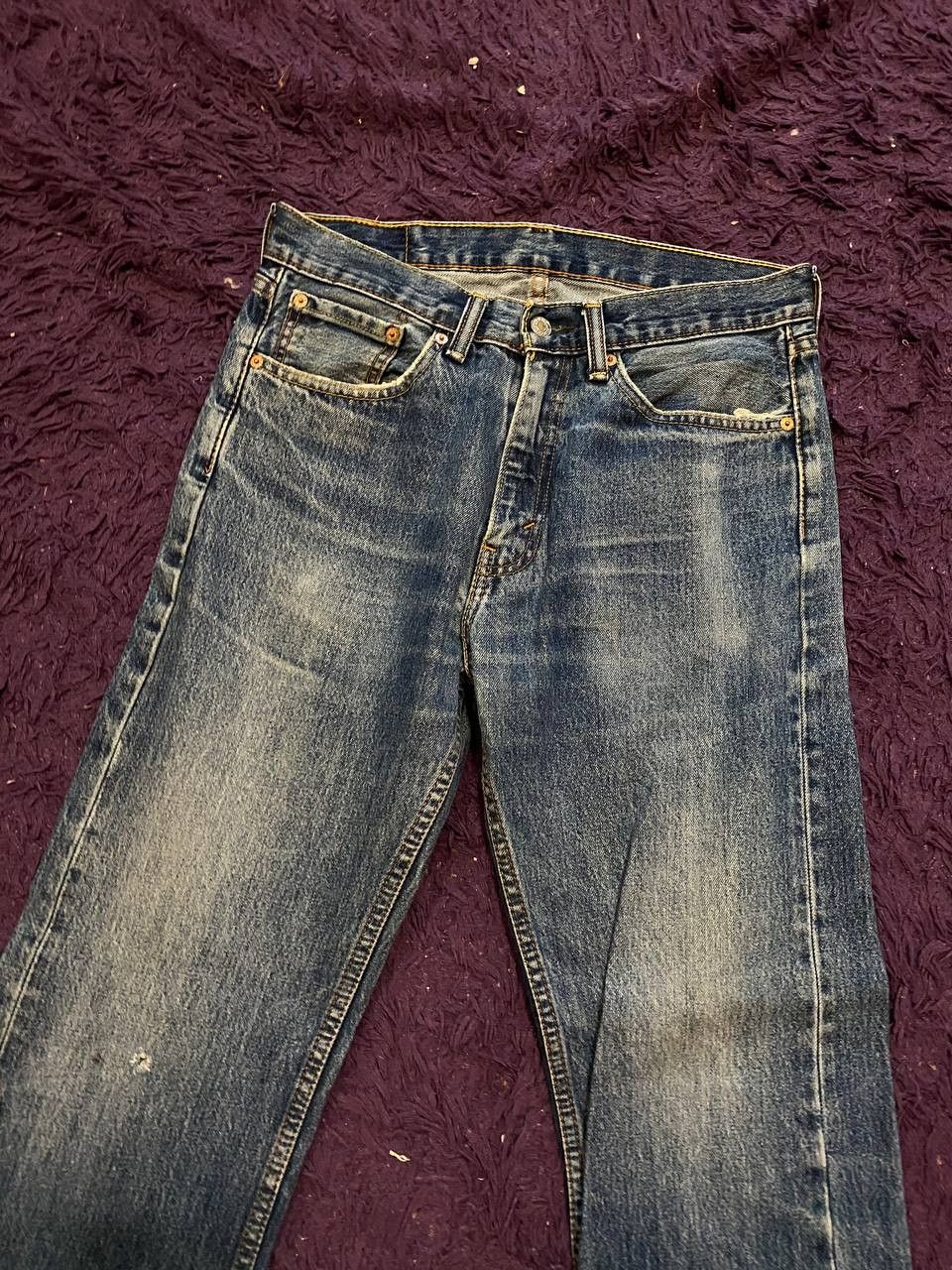 Levi's Vintage distressed jeans Y2K Levi's 505 W32 streetwear Size US 32 / EU 48 - 6 Thumbnail