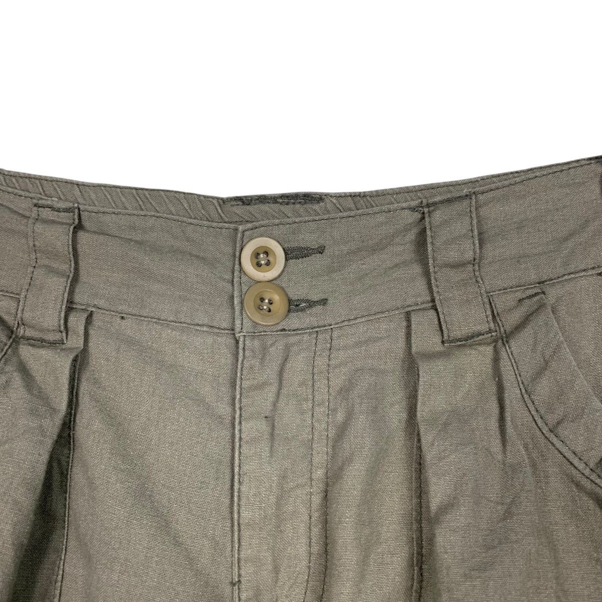 Japanese Brand Bondage 3 Quarters Cargo Pant #2028-C88 Size 36" / US 14 / IT 50 - 11 Thumbnail
