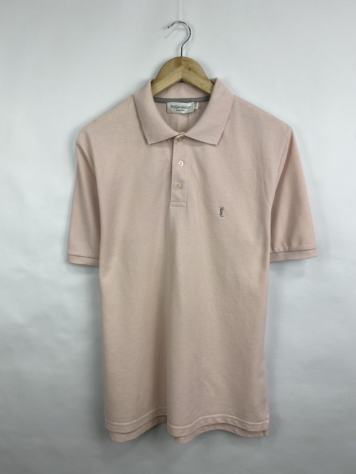 Yves Saint Laurent Vintage 90s Yves Saint Laurent YSL polo t-shirt Size US L / EU 52-54 / 3 - 3 Thumbnail