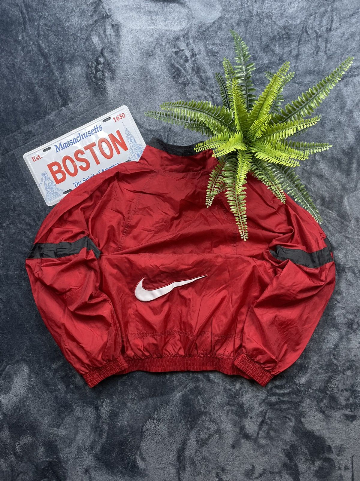 Nike × Vintage 🥊 NIKE VINTAGE SPELLOUT RETRO 90’S BOMBER JACKET Size US M / EU 48-50 / 2 - 1 Thumbnail