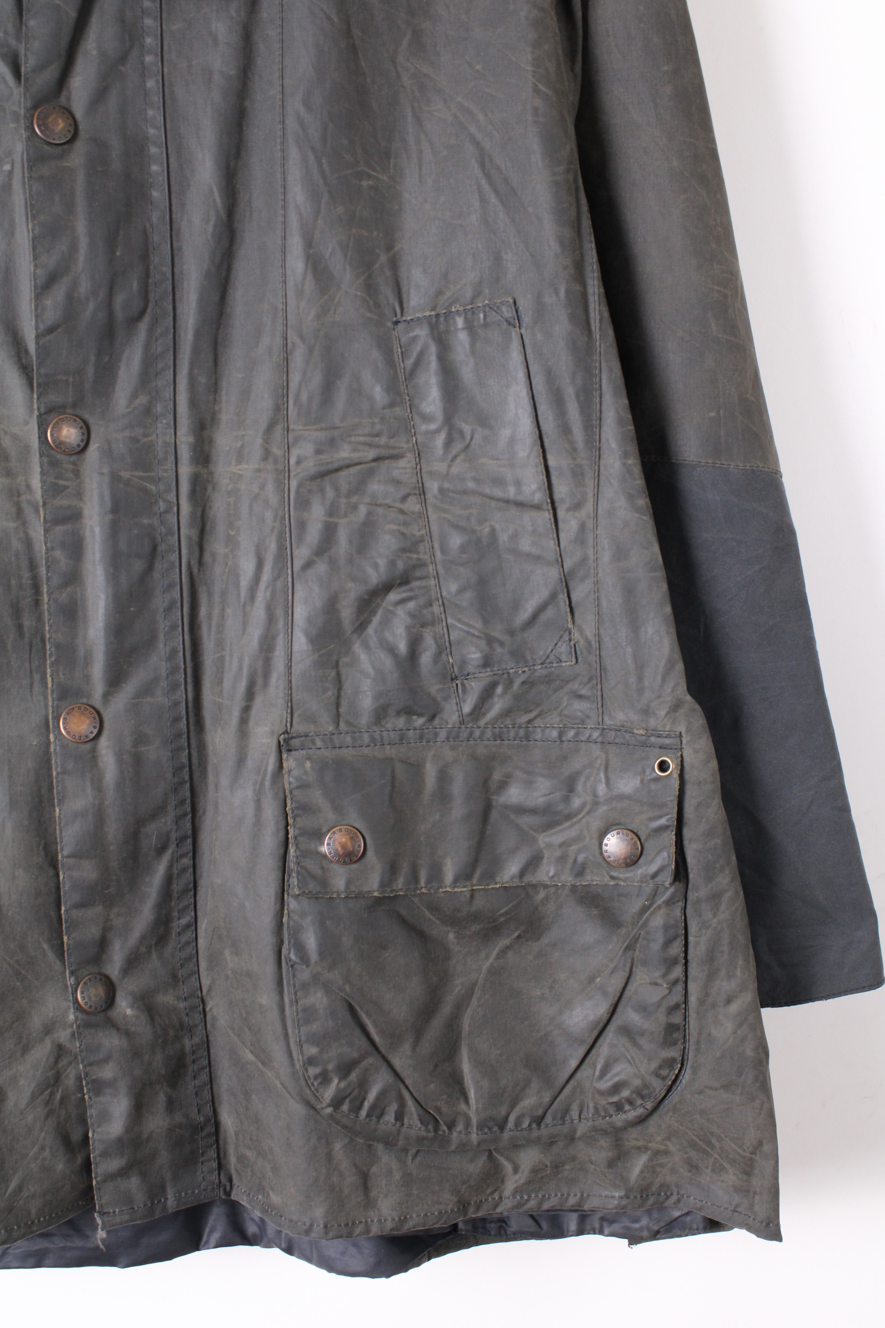 Barbour Barbour Bedale Wax Jacket Grey C44 Medium Large Size US M / EU 48-50 / 2 - 3 Thumbnail