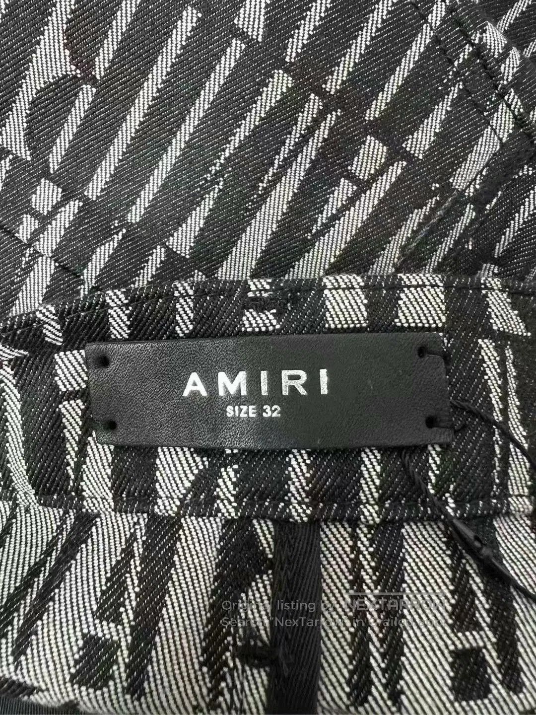 Amiri amiri logo detail side button jeans. Size US 32 / EU 48 - 3 Thumbnail