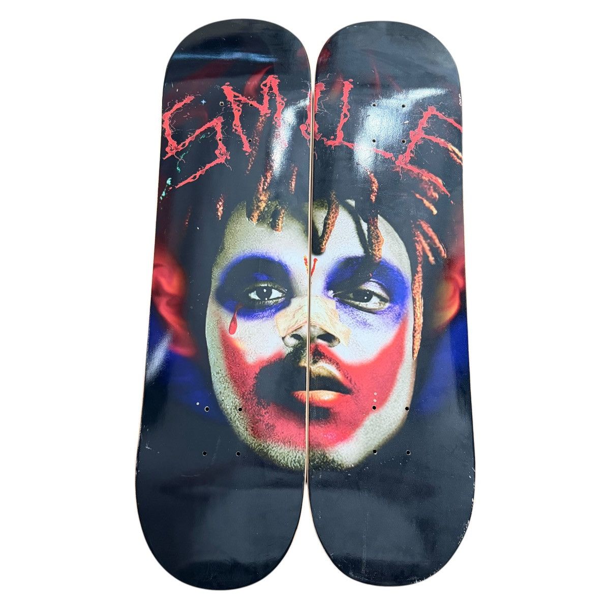 Juice Wrld x XO x VLONE Joker Skateboard Deck Set of 2 8.0”